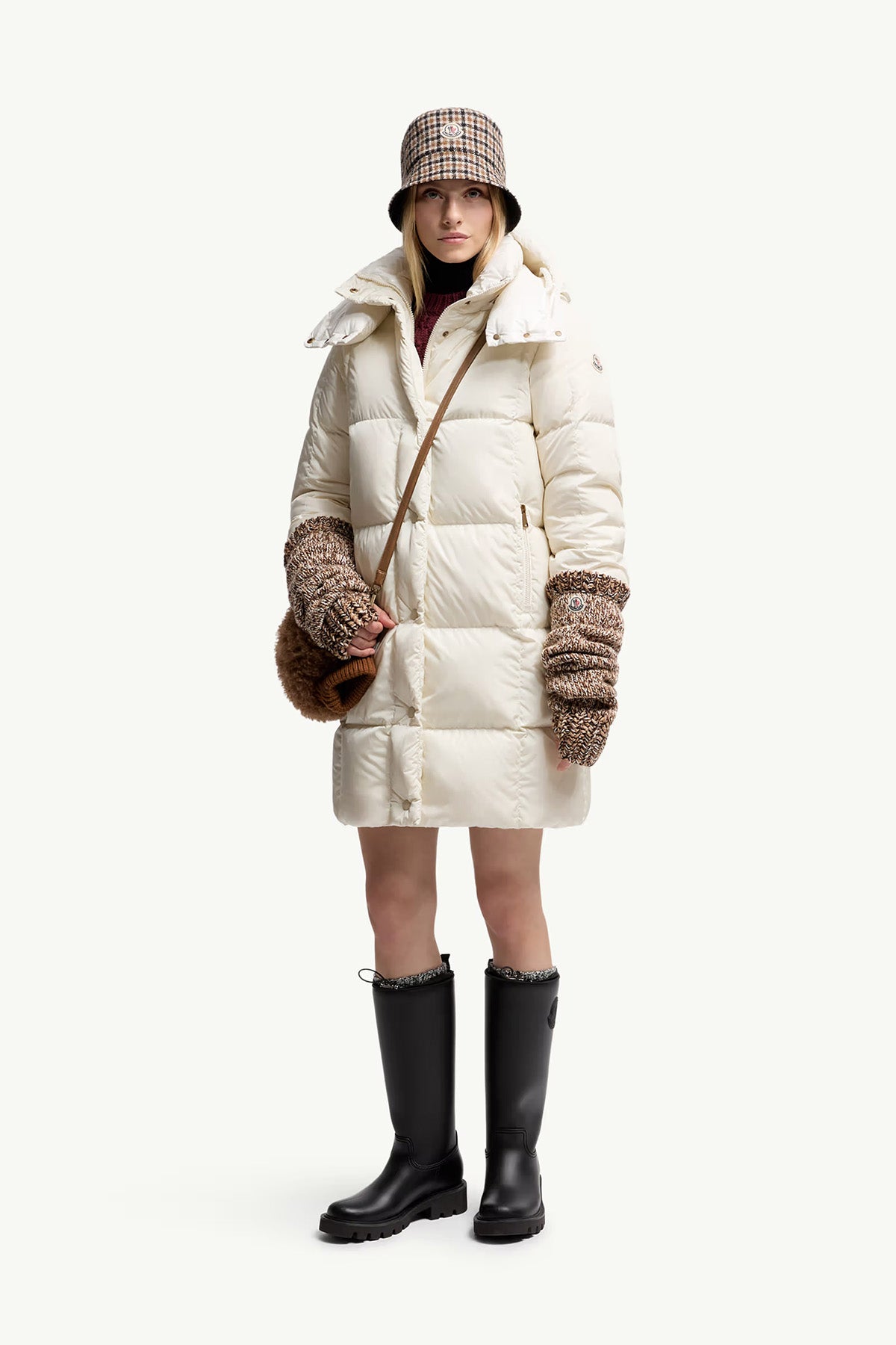 Moncler Damen Daunenmantel Litte Weiss 04A Bild 2