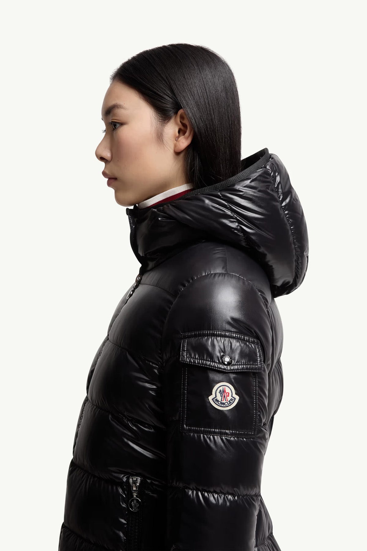 Moncler Damen Daunenparka Courcelles Schwarz 999 Bild 4