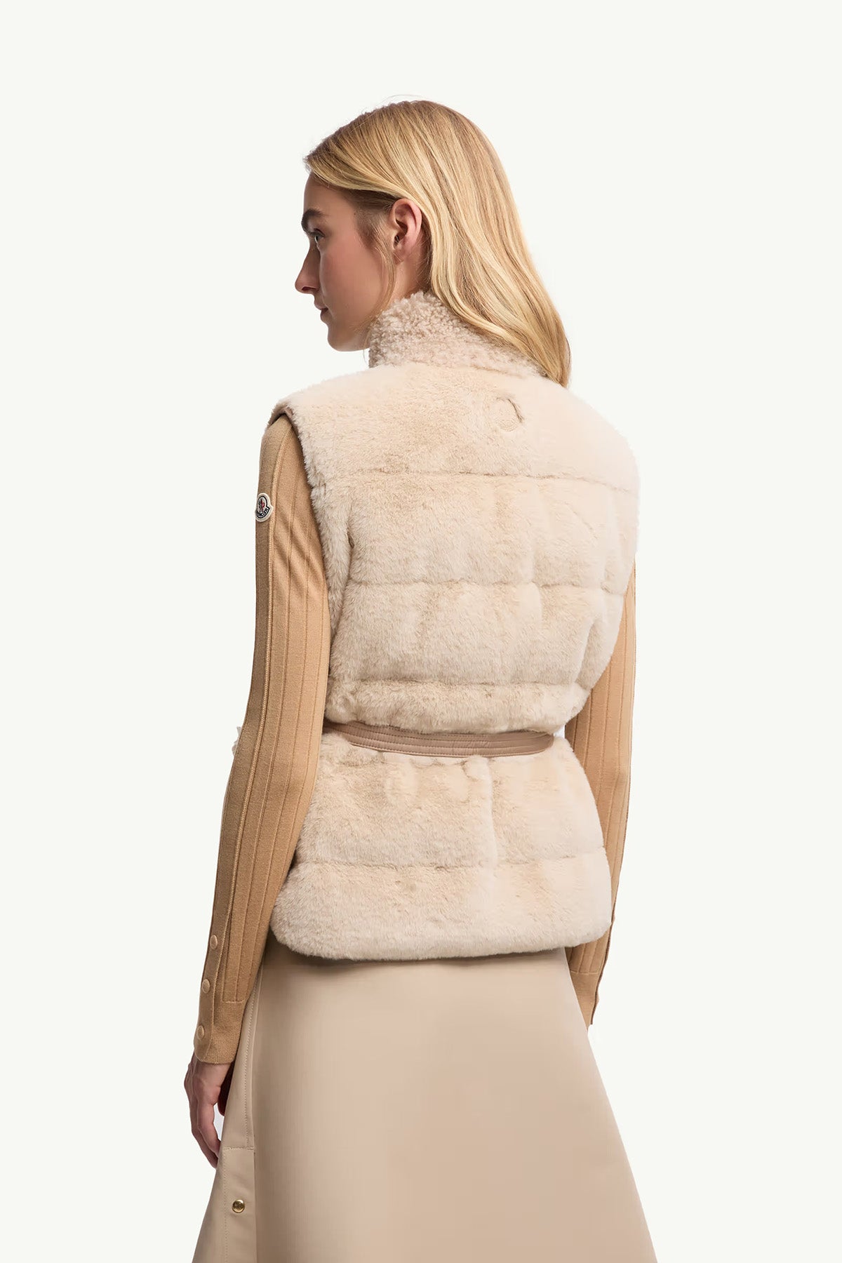 Moncler Damen Daunenweste Joui Beige 081 Bild 4