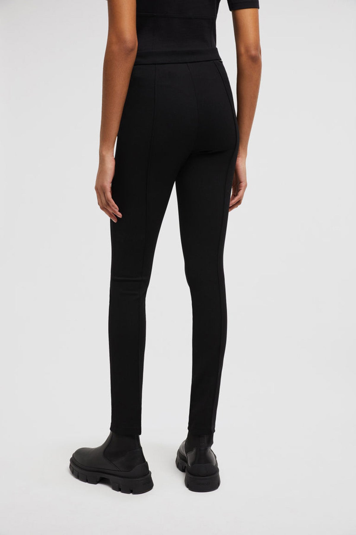 Moncler Damen Garbadine Hose Schwarz SCHWARZ Bild 4