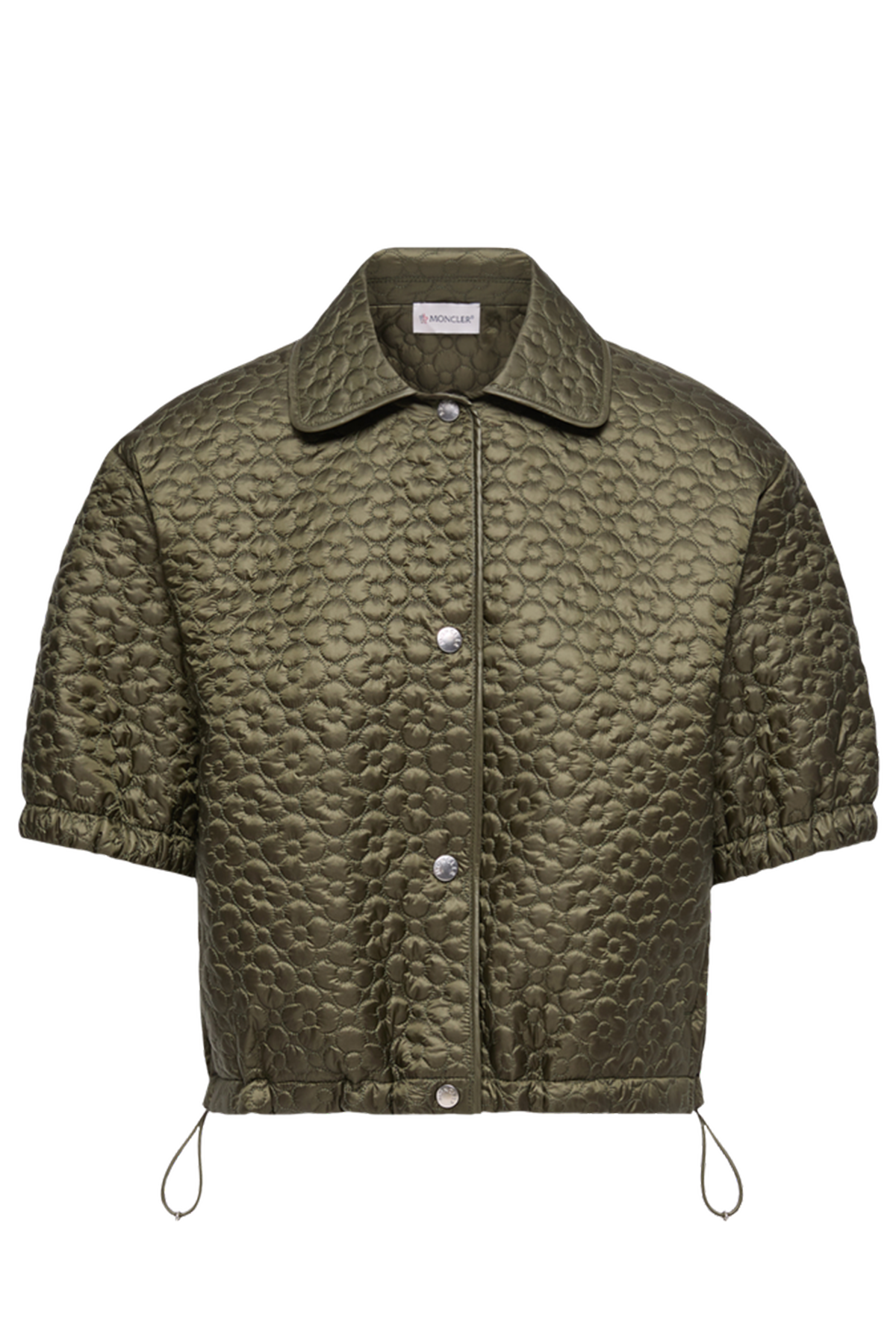 Moncler Damen Hemd mit Blumensteppung Olive OLIVE Bild 1