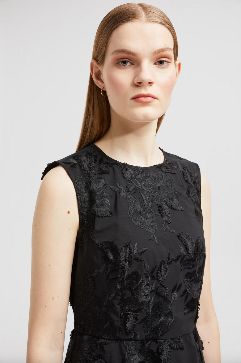 Moncler Damen Kleid Schwarz SCHWARZ Bild 5