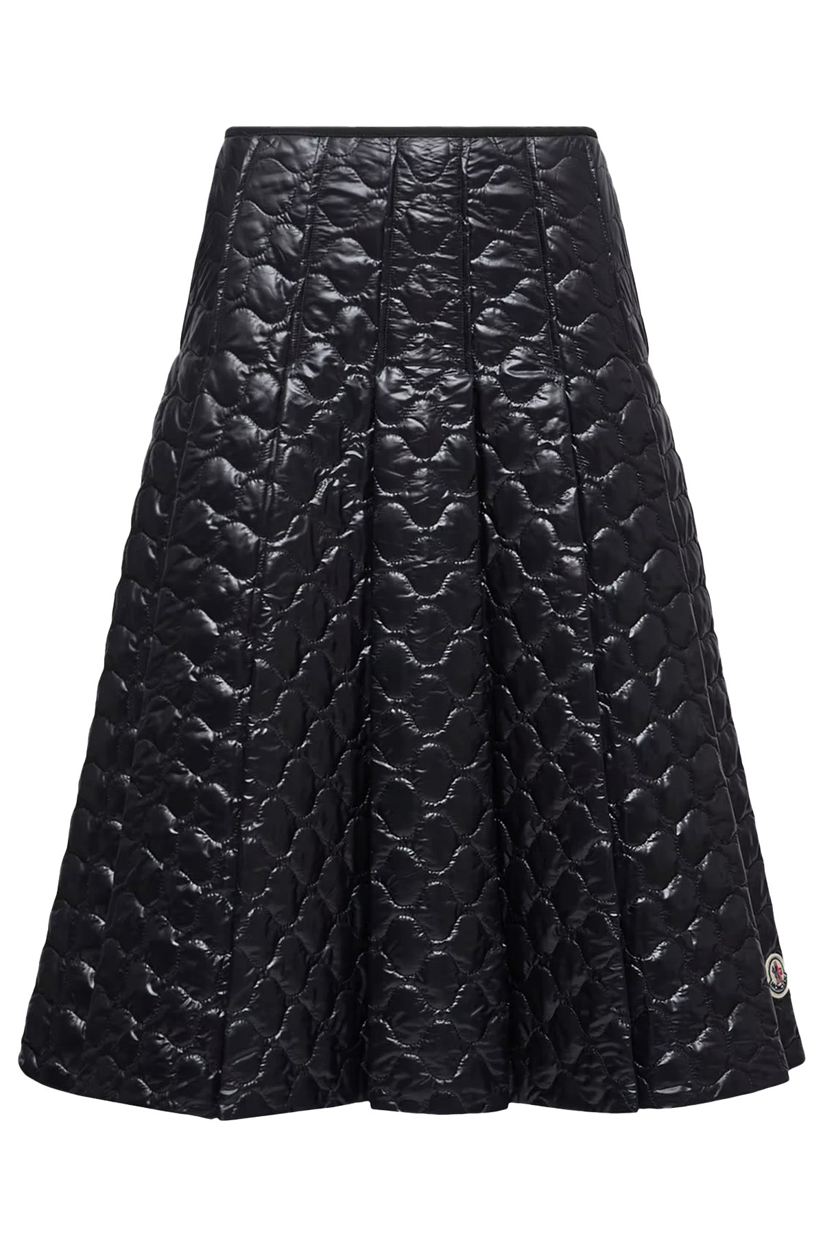 Moncler Damen Midirock mit Steppung Schwarz 999 Bild 1