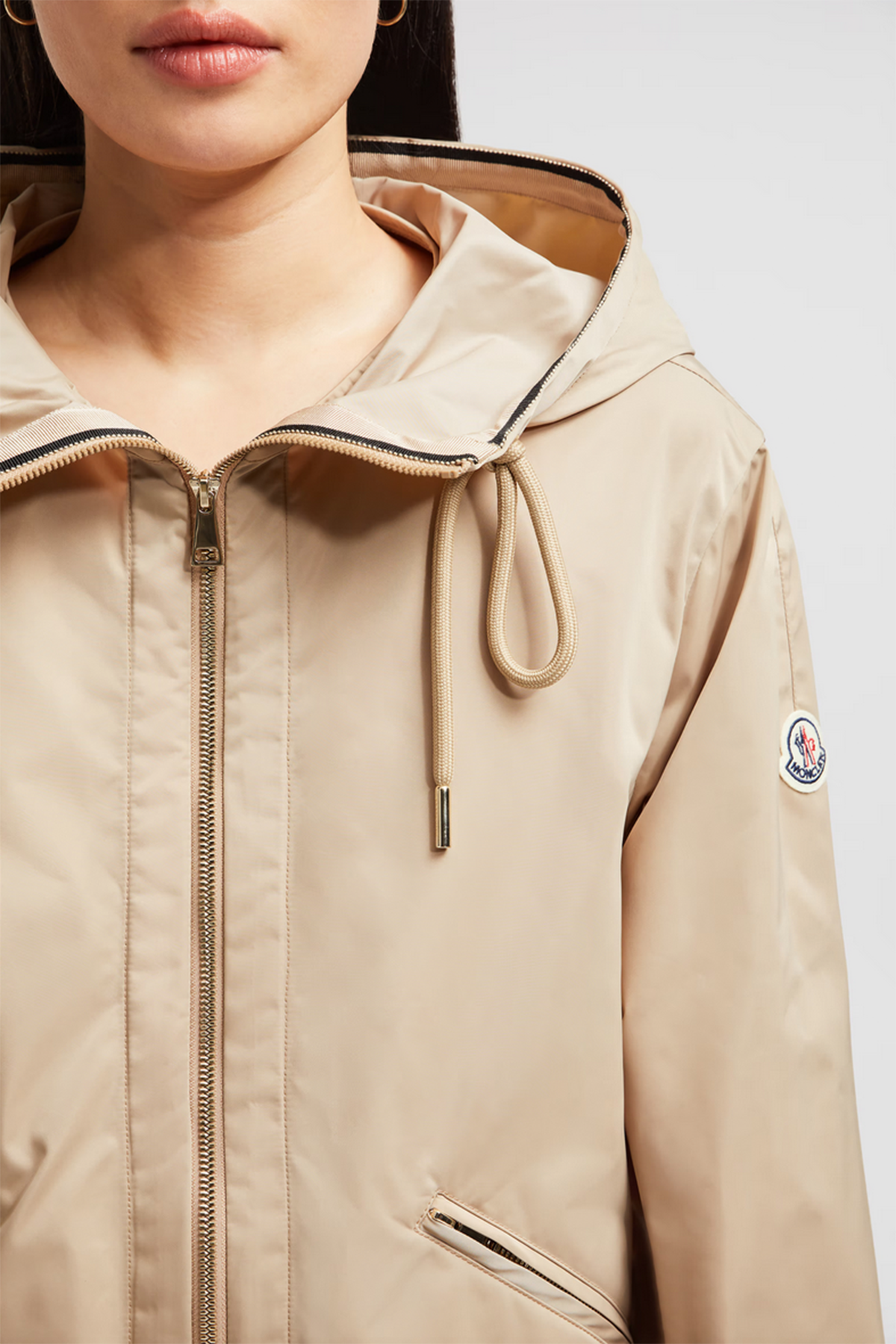 Moncler Damen Nylonjacke Cassiopea Beige BEIGE Bild 5