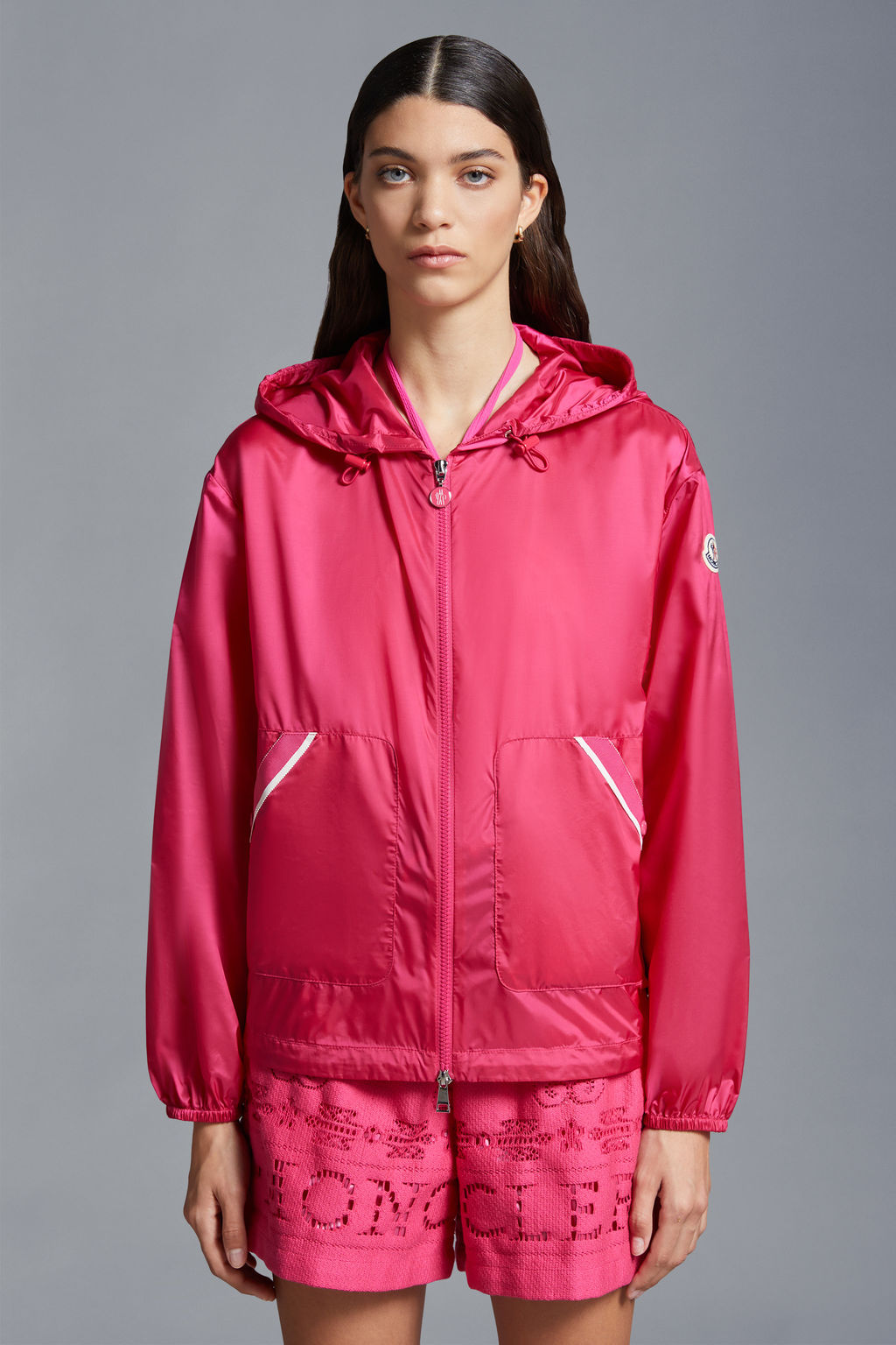 Moncler Damen Nylonjacke Filiria Pink ROSA Bild 3