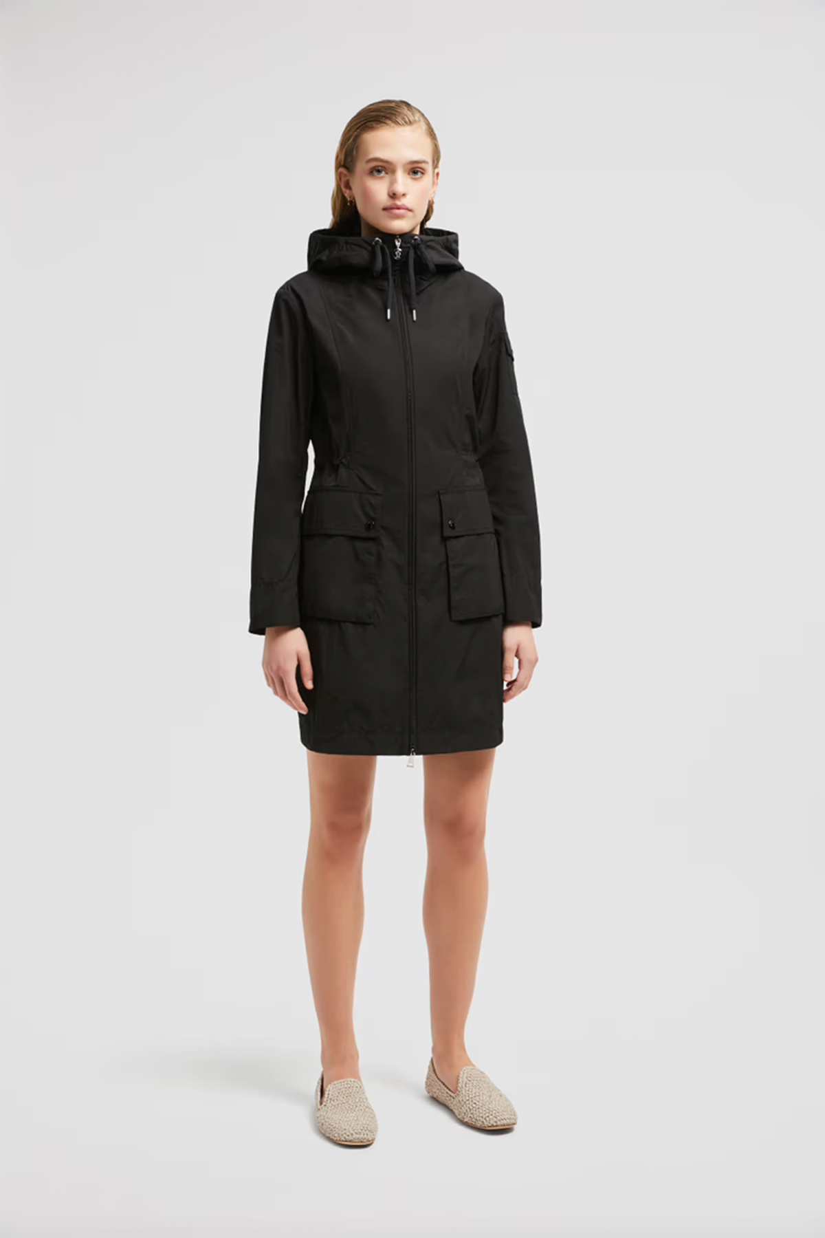 Moncler Damen Nylonparka Laerte Schwarz SCHWARZ Bild 3