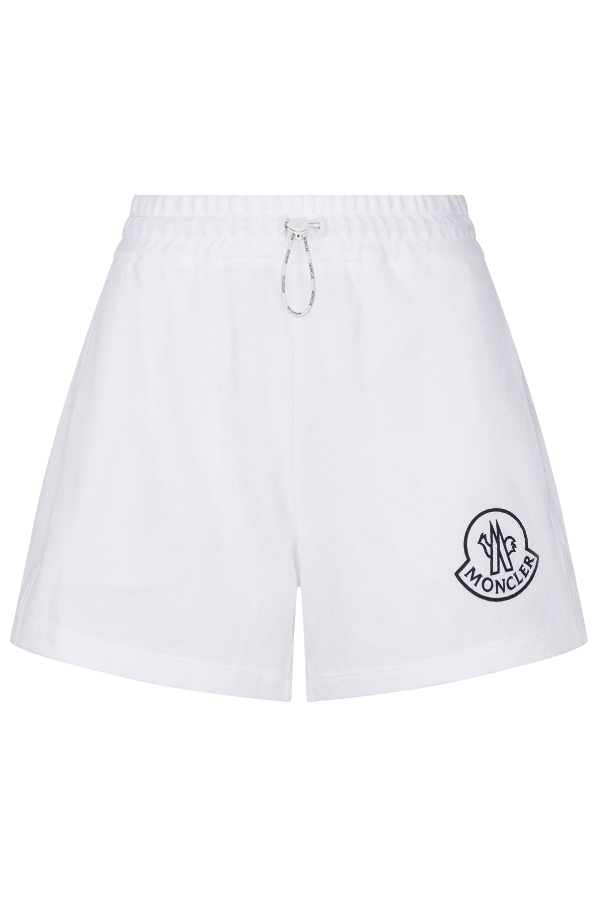 Moncler Damen Piqué Shorts Weiss WEISS Bild 1