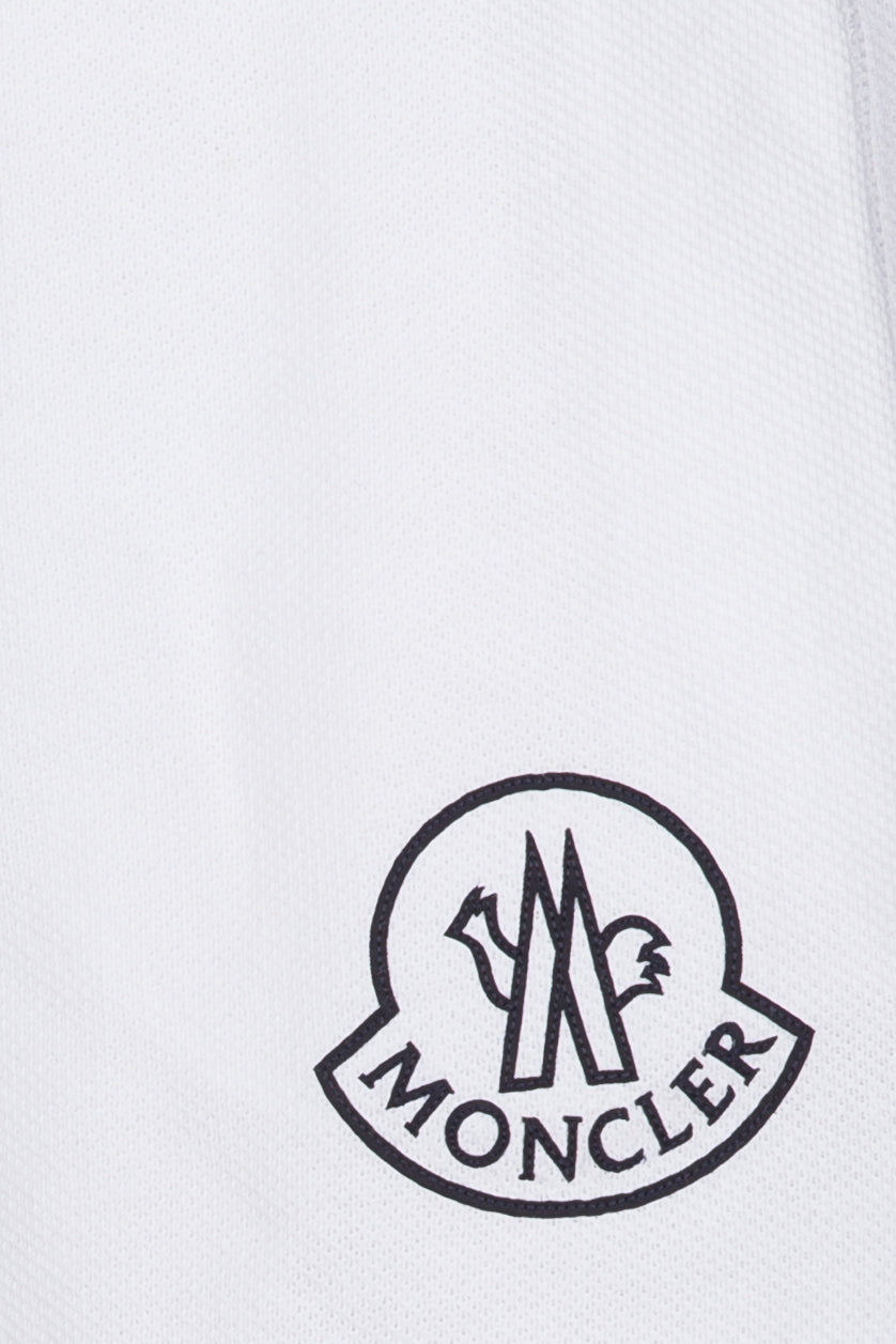 Moncler Damen Piqué Shorts Weiss WEISS Bild 3