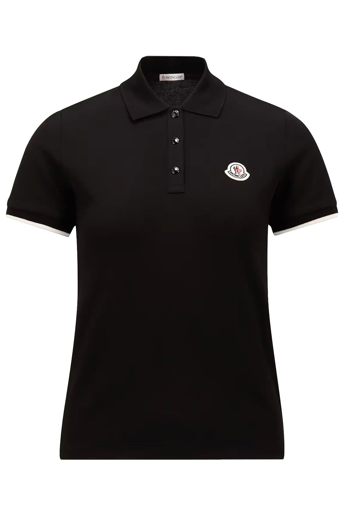 Moncler Damen Poloshirt Schwarz SCHWARZ Bild 1
