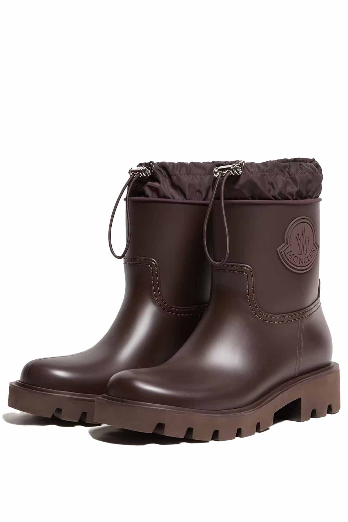 Moncler Damen Regenstiefel Kickstream Braun 243 Bild 2