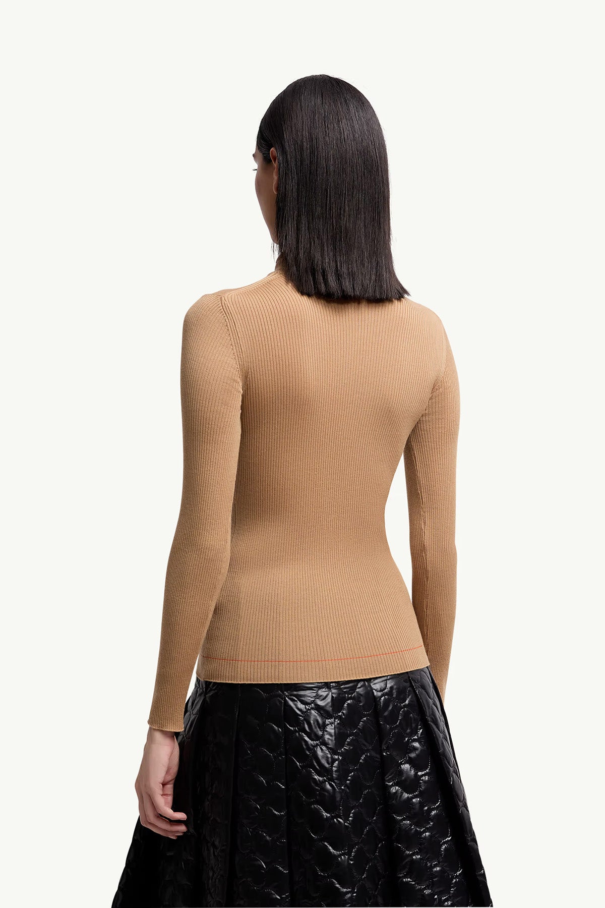 Moncler Damen Rollkragenpullover Beige 235 Bild 4