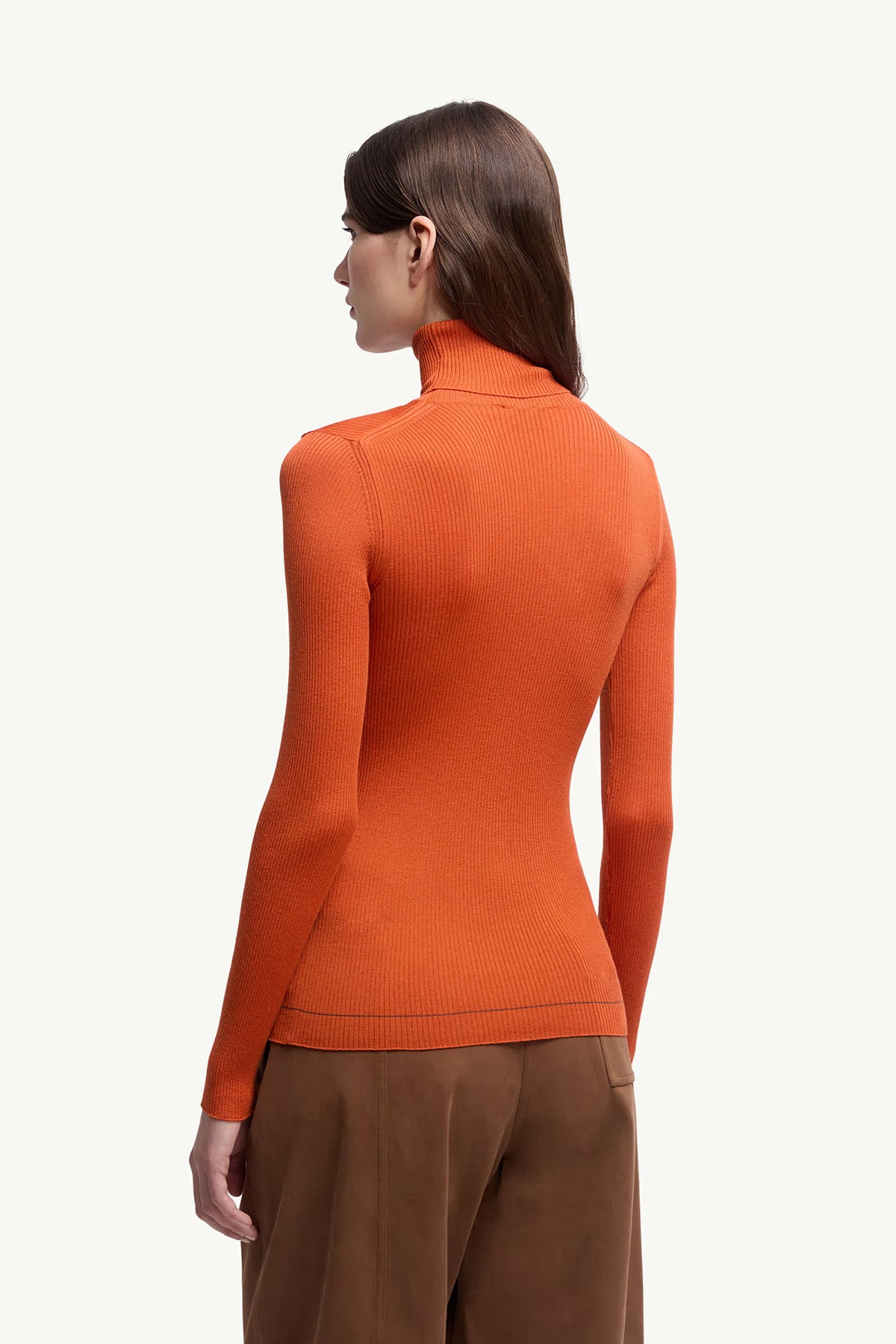Moncler Damen Rollkragenpullover Orange 326 Bild 4