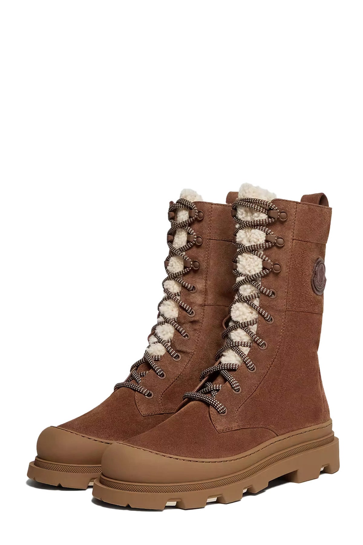 Moncler Damen Schnürstiefel Vera High Braun 27B Bild 3