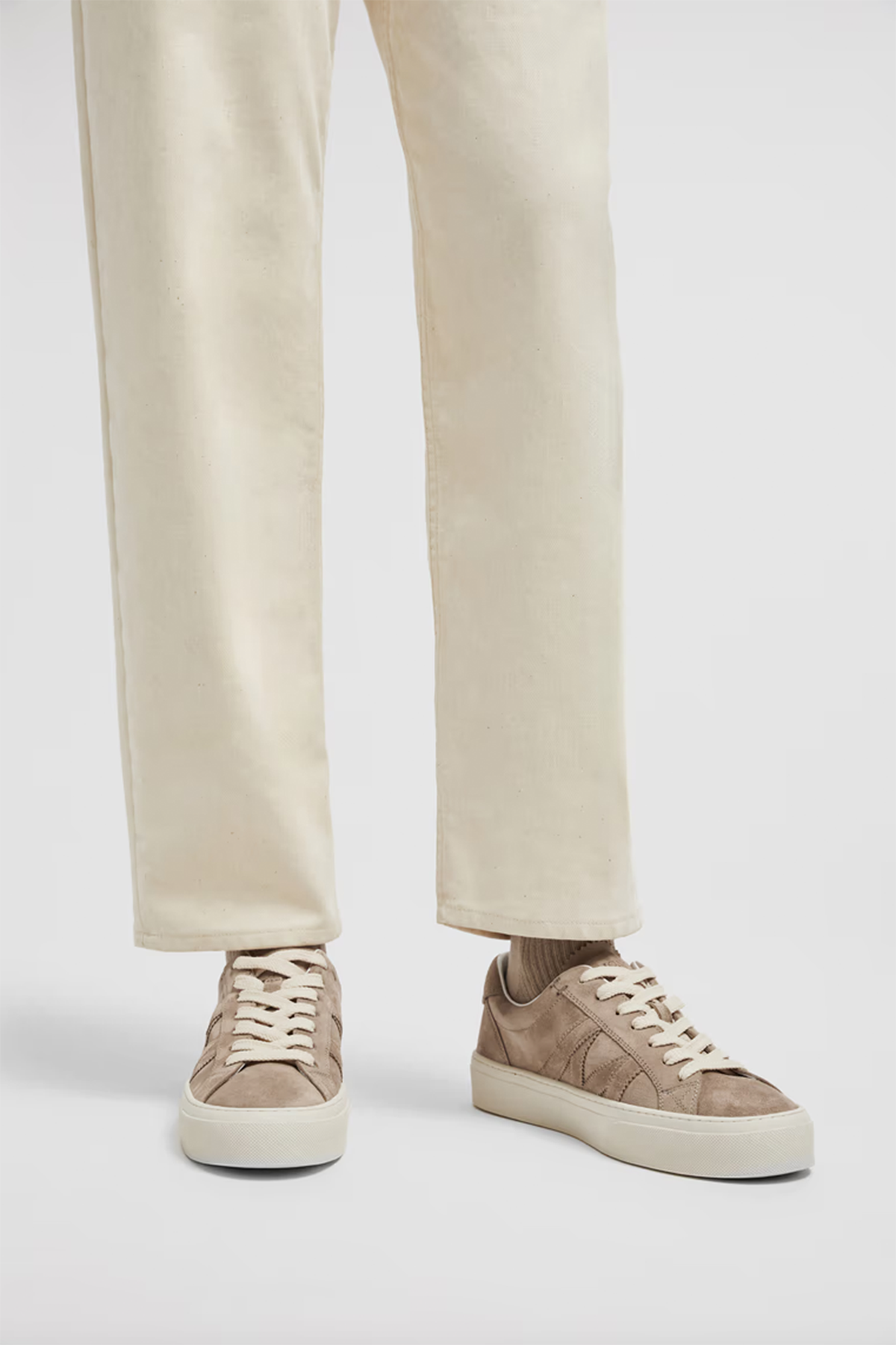 Moncler Damen Sneaker Monaco2 Beige BEIGE Bild 2