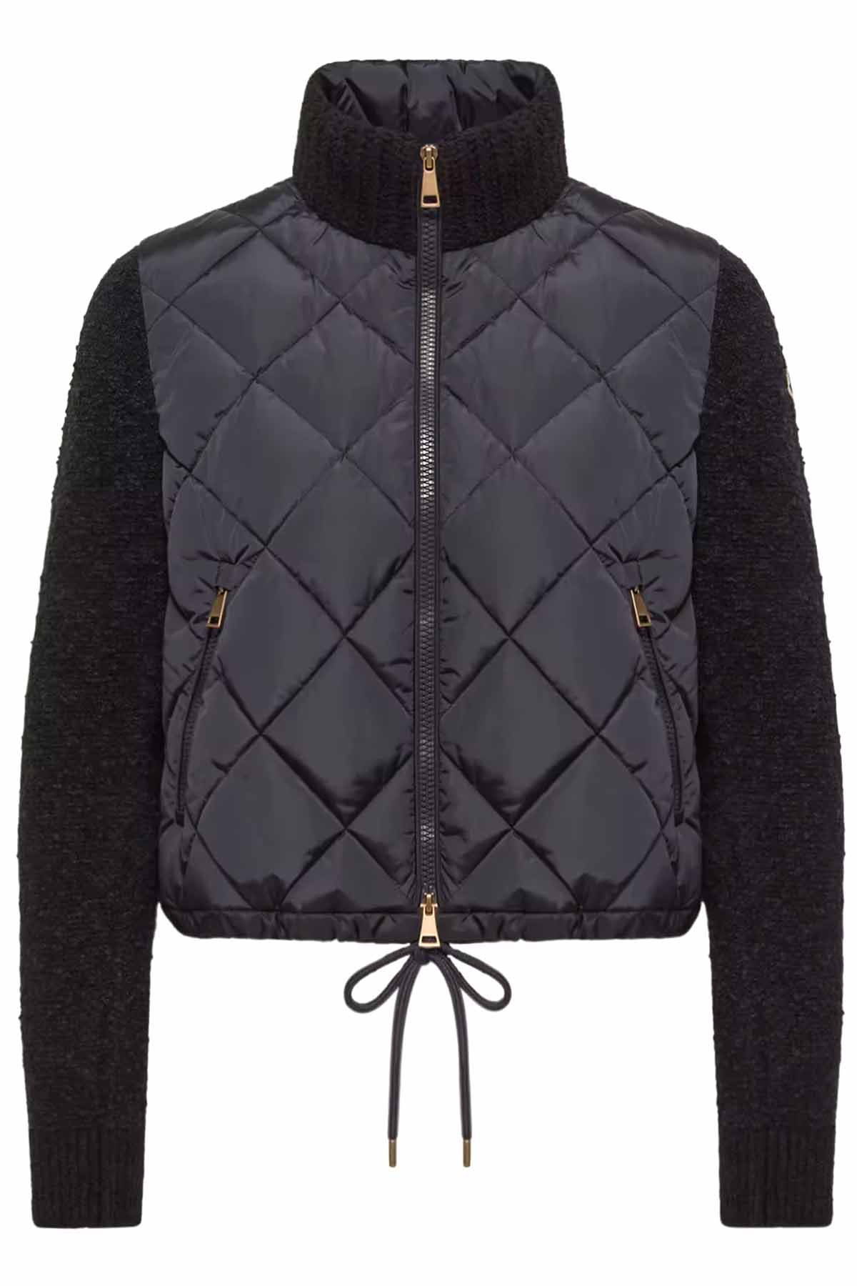 Moncler Damen Strickjacke mit Daunenfront Navy MARINE-BLAU Bild 1