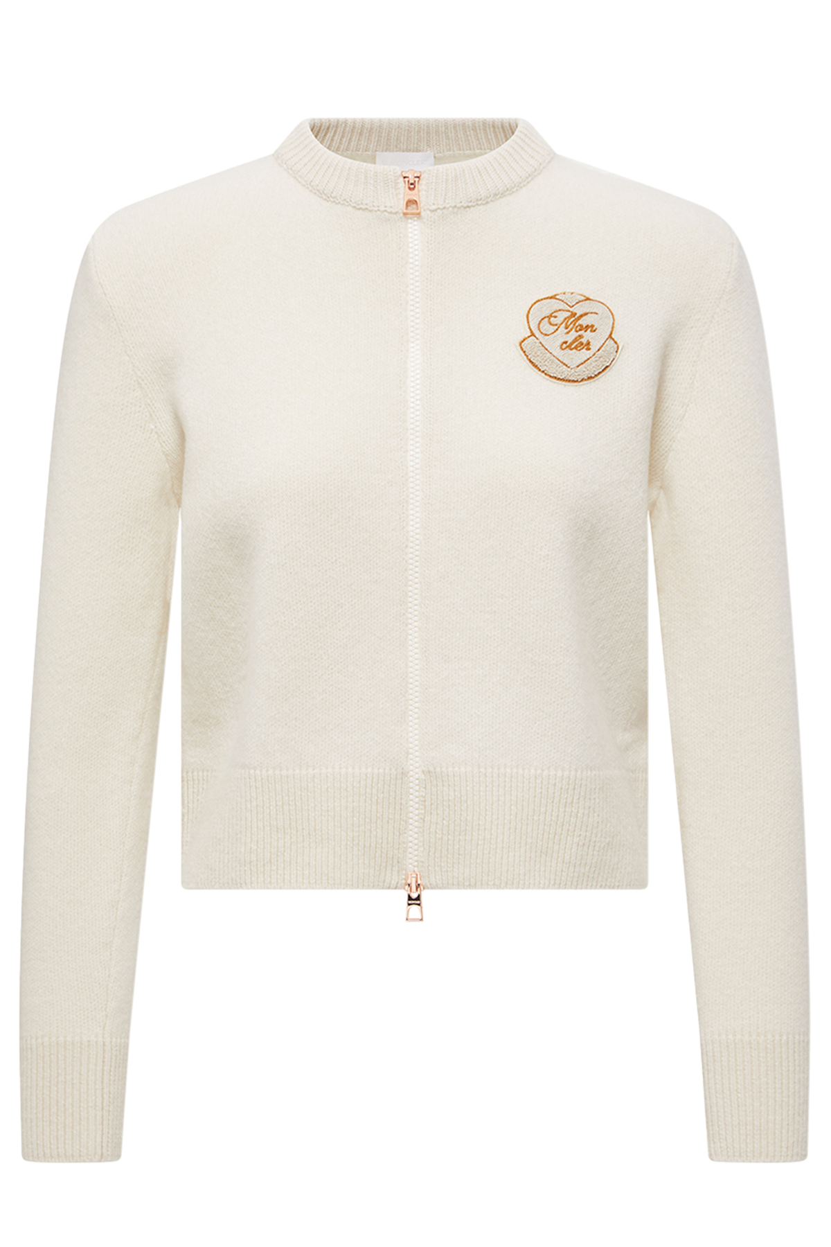 Moncler Damen Strickjacke Weiss 034 Bild 1