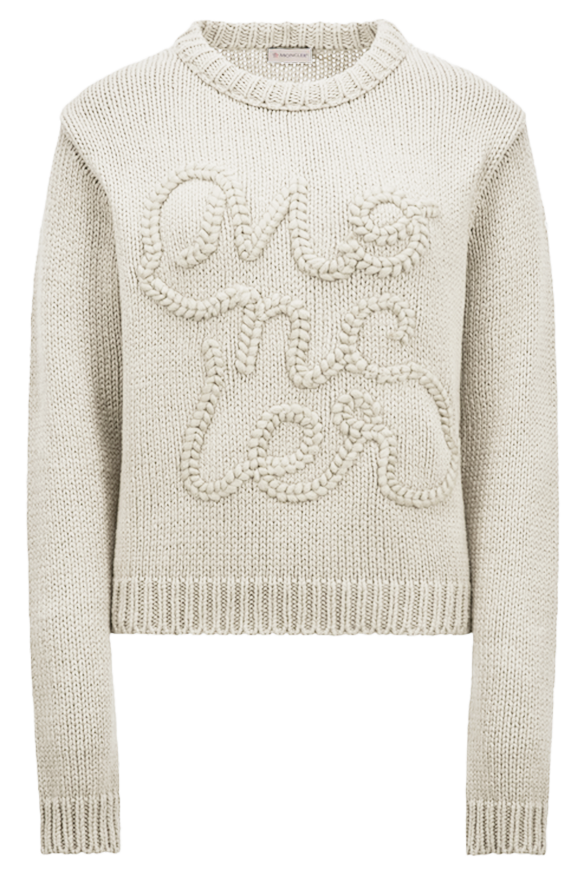 Moncler Damen Strickpullover Weiss NATUR-WEISS Bild 1