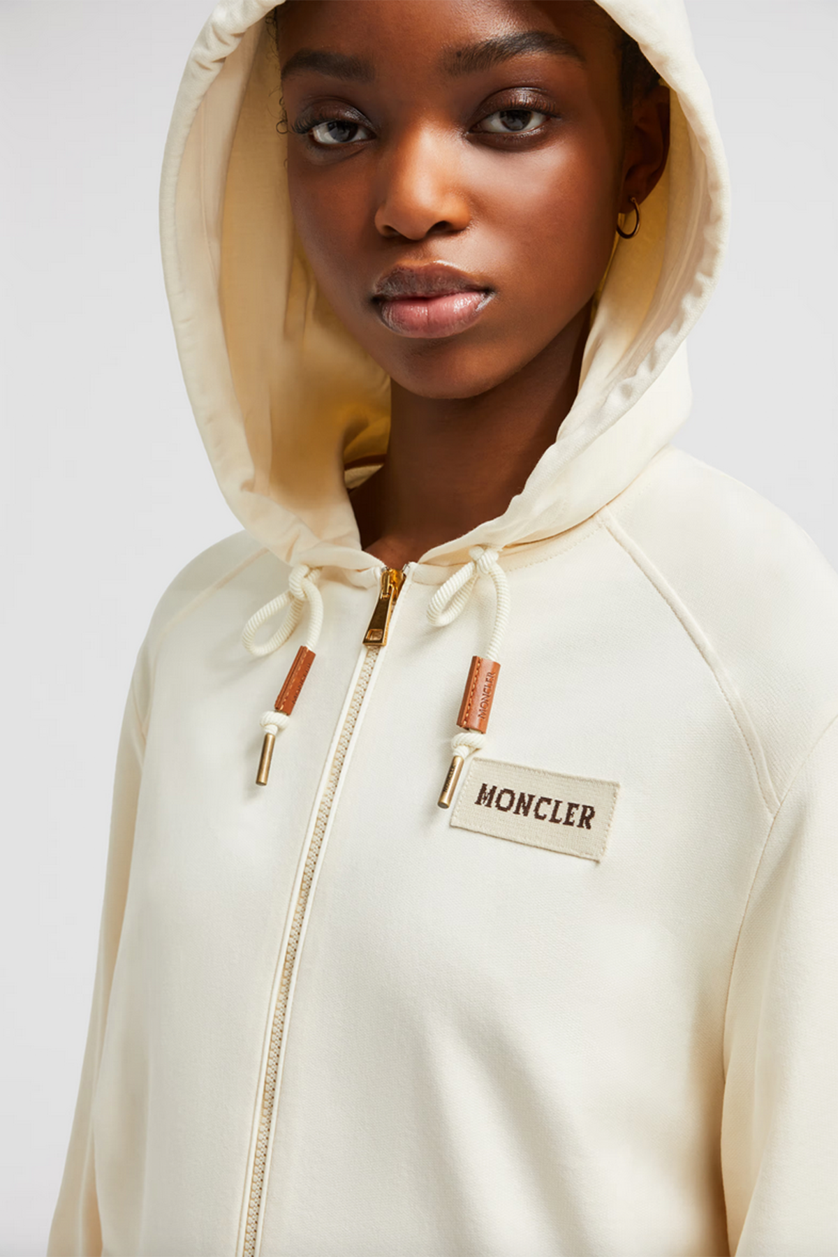 Moncler Damen Sweatjacke Weiss NATUR-WEISS Bild 5