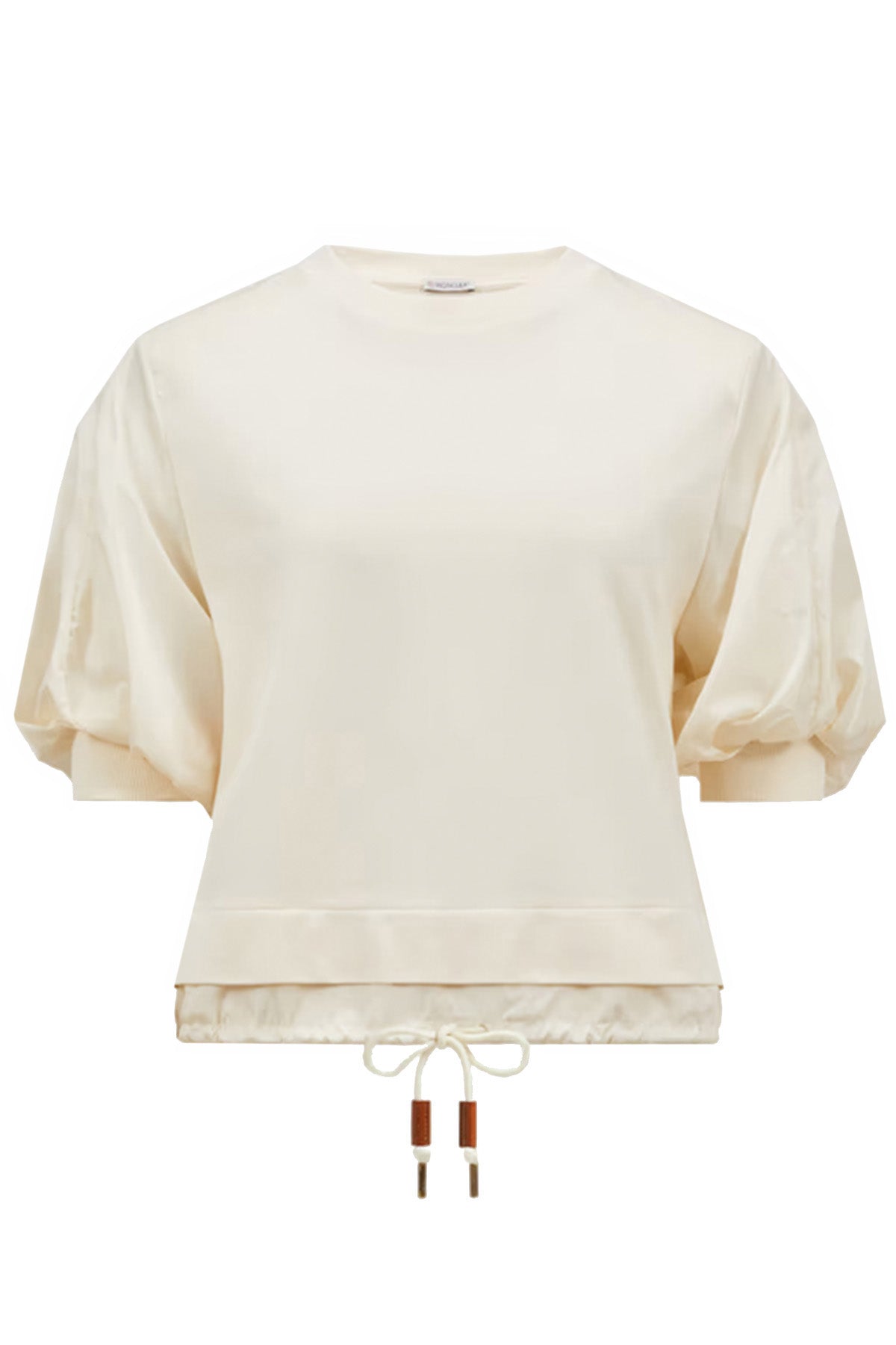 Moncler Damen T-Shirt Creme Weiss NATUR-WEISS Bild 1