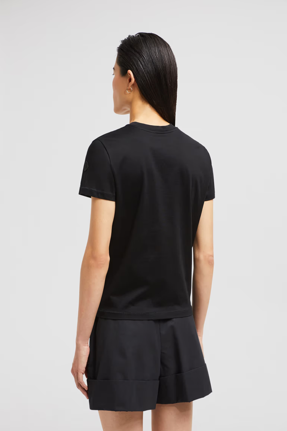 Moncler Damen T-Shirt Schwarz SCHWARZ Bild 3