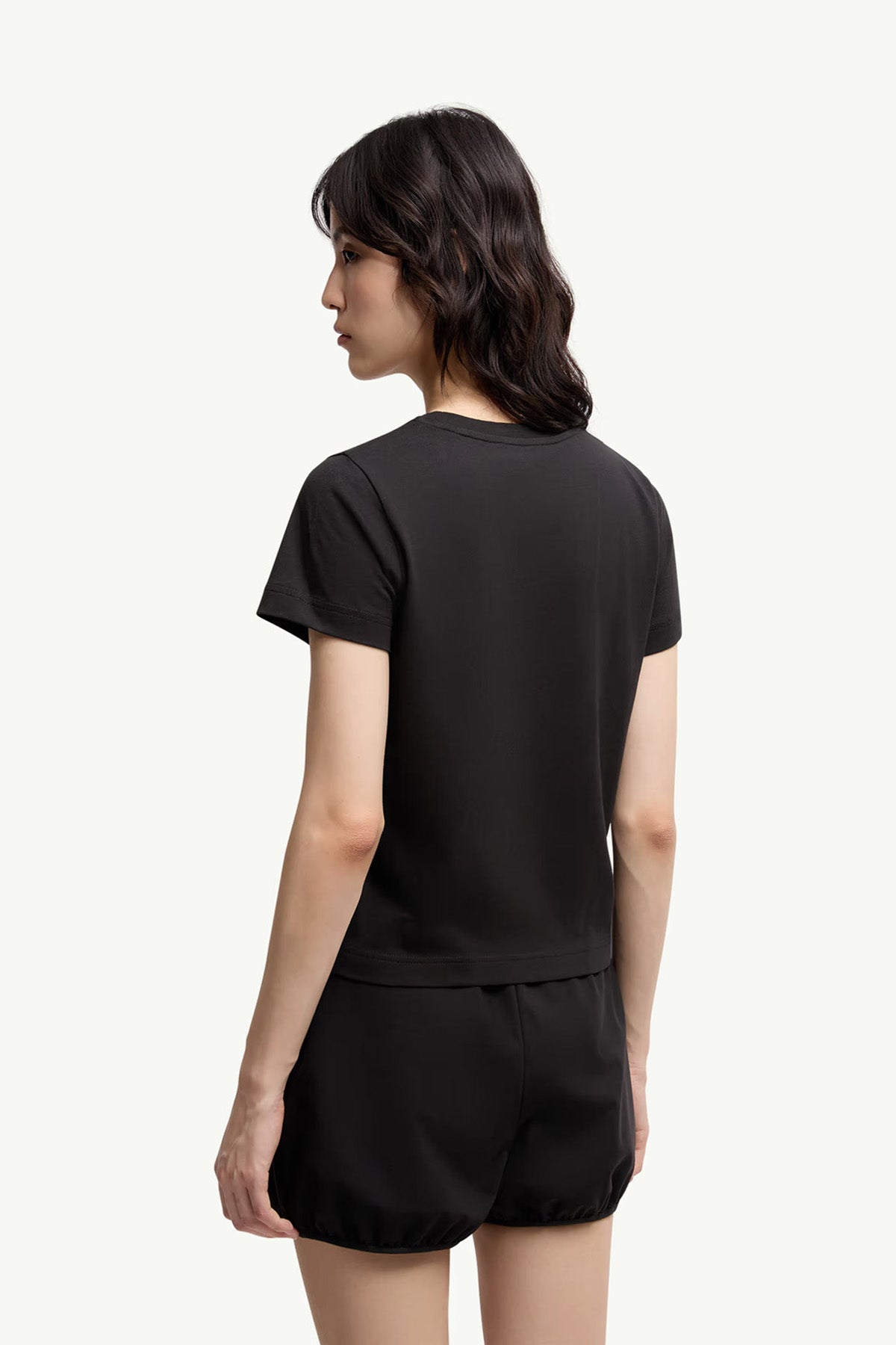 Moncler Damen T-Shirt Schwarz 998 Bild 3