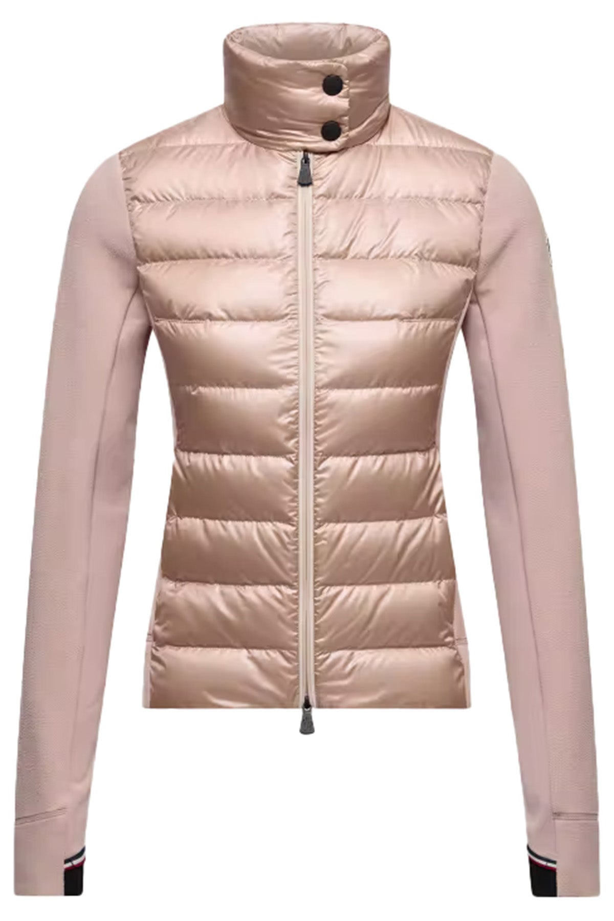 Moncler Grenoble Damen Fleecejacke mit Daunenfront Pink BEIGE Bild 1
