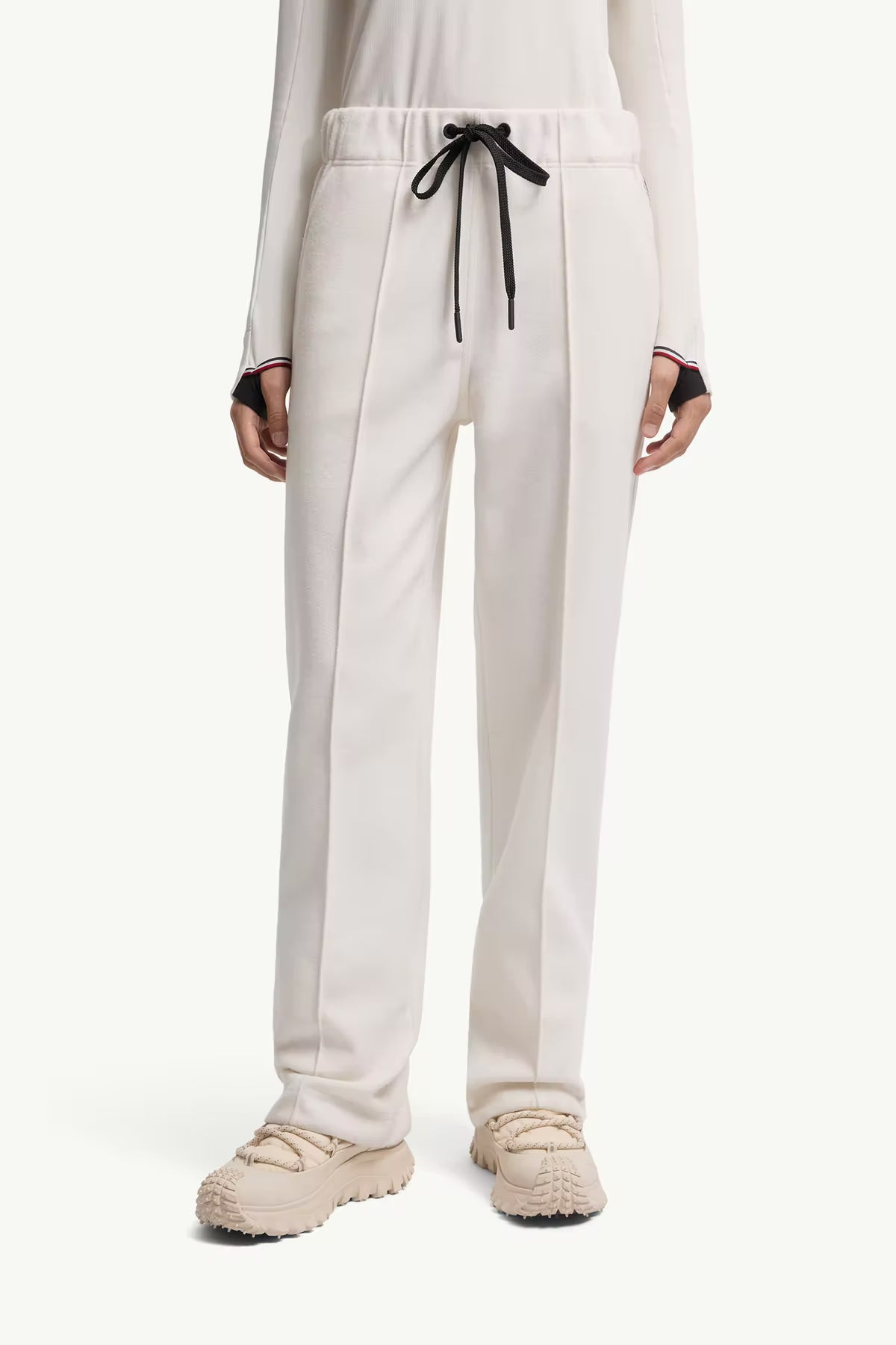 Moncler Grenoble Damen Jogginghose Weiss BEIGE Bild 3