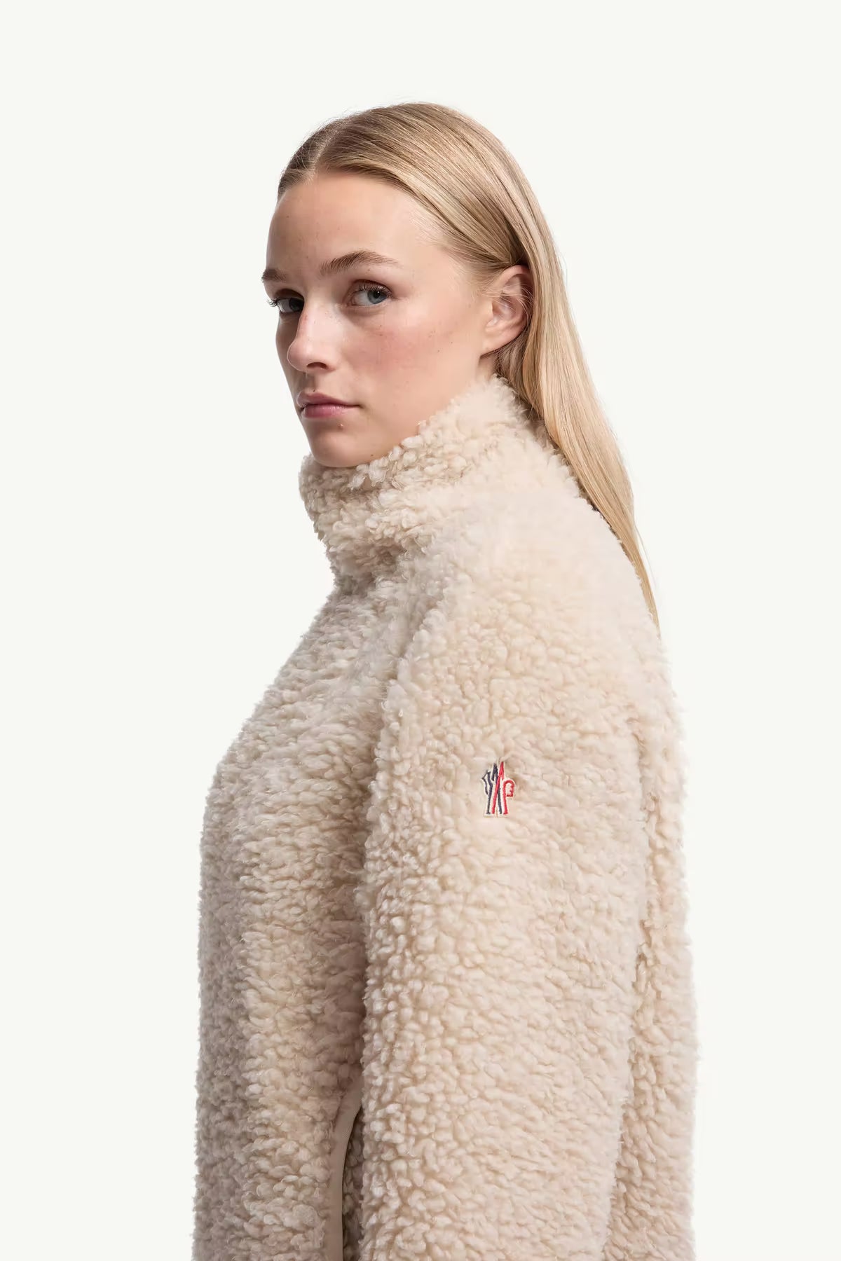 Moncler Grenoble Damen Rollkragenpullover Beige BEIGE Bild 5