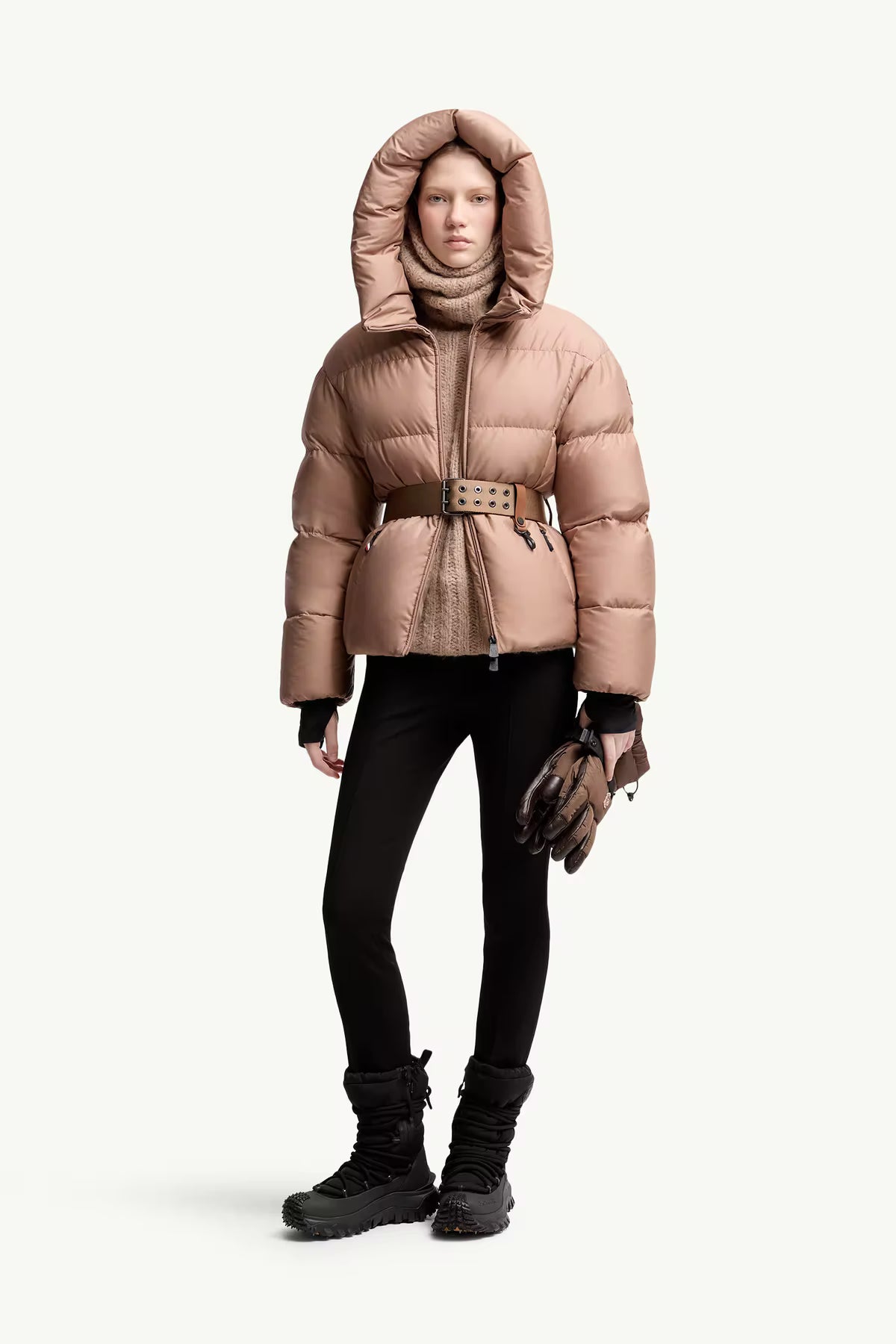 Moncler Grenoble Damen Skijacke Nisene Beige BEIGE Bild 2