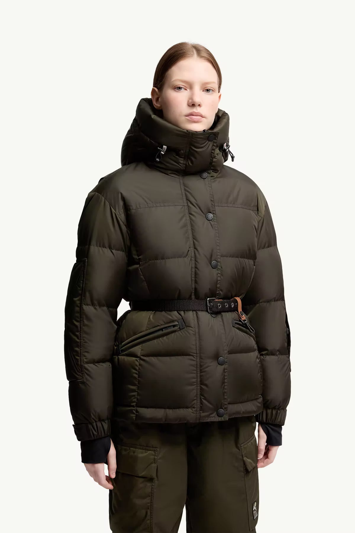 Moncler Grenoble Damen Skijacke Salastrains Olive GRÜN Bild 3