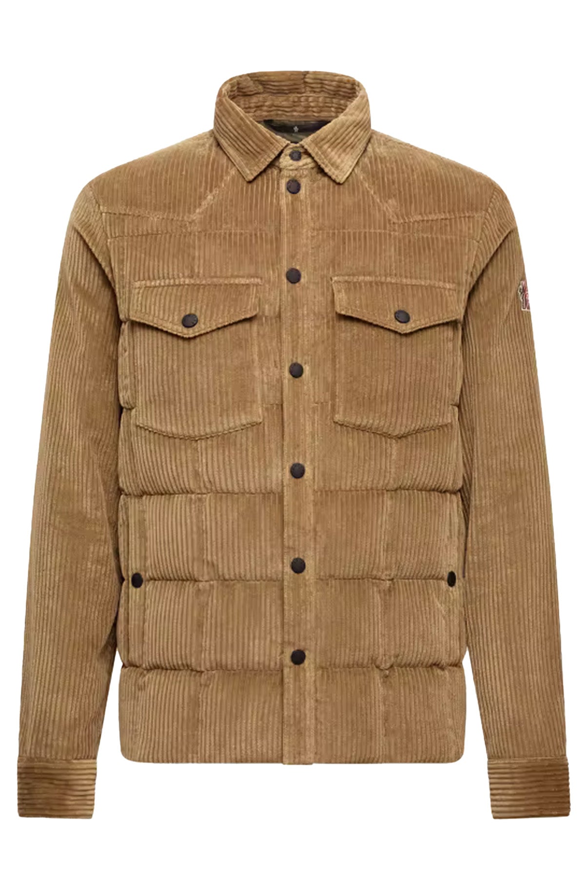 Moncler Grenoble Herren Daunen-Hemdjacke Gelt Beige 204 Bild 1