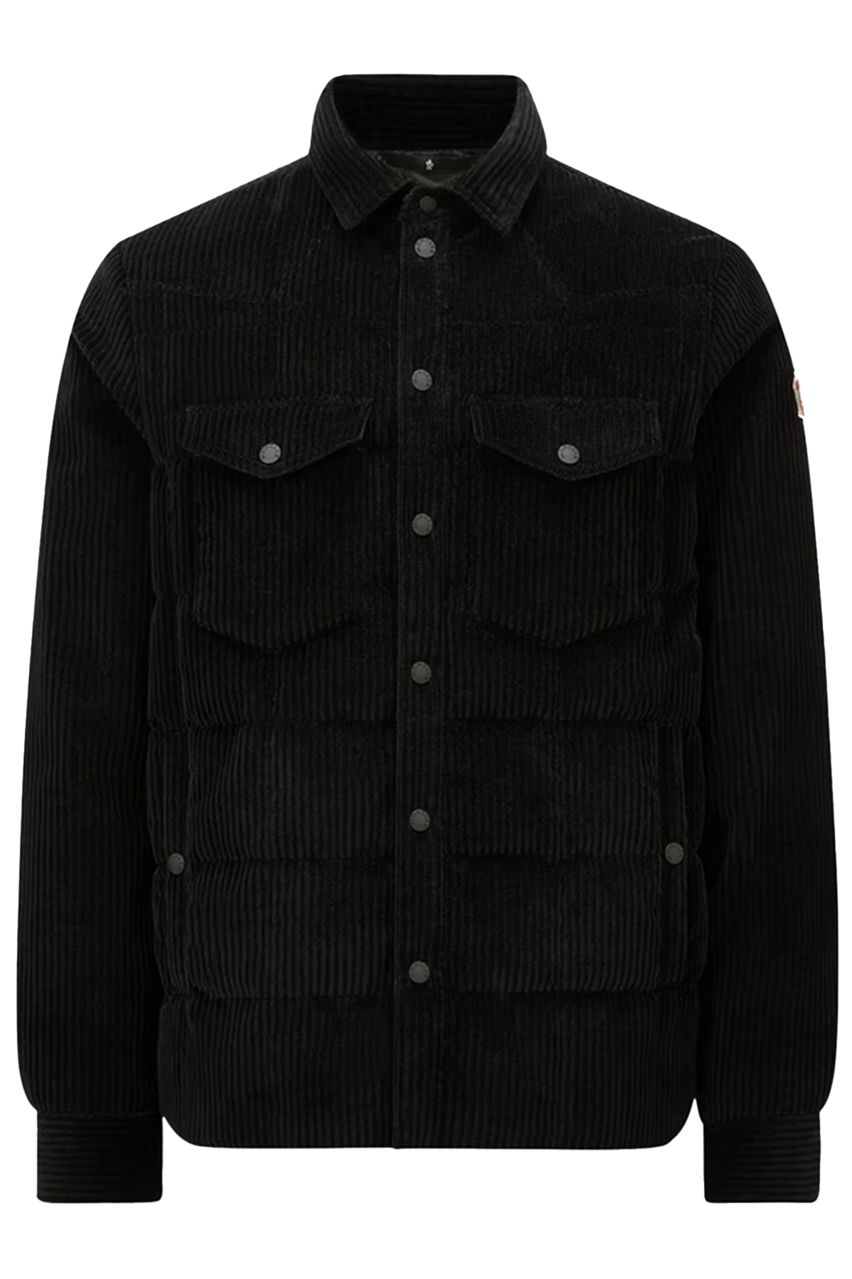 Moncler Grenoble Herren Daunen-Hemdjacke Gelt Schwarz SCHWARZ Bild 1