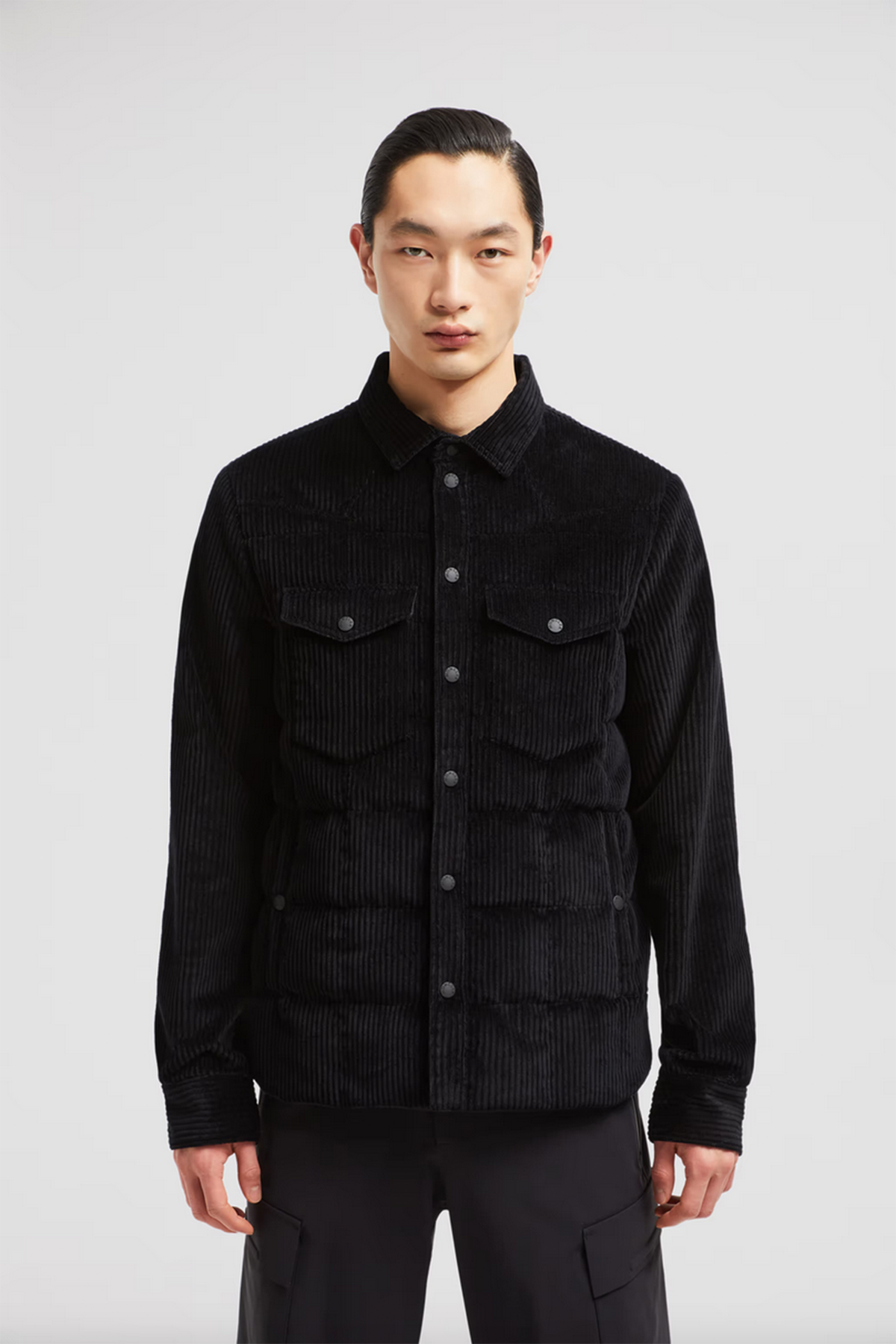 Moncler Grenoble Herren Daunen-Hemdjacke Gelt Schwarz SCHWARZ Bild 3