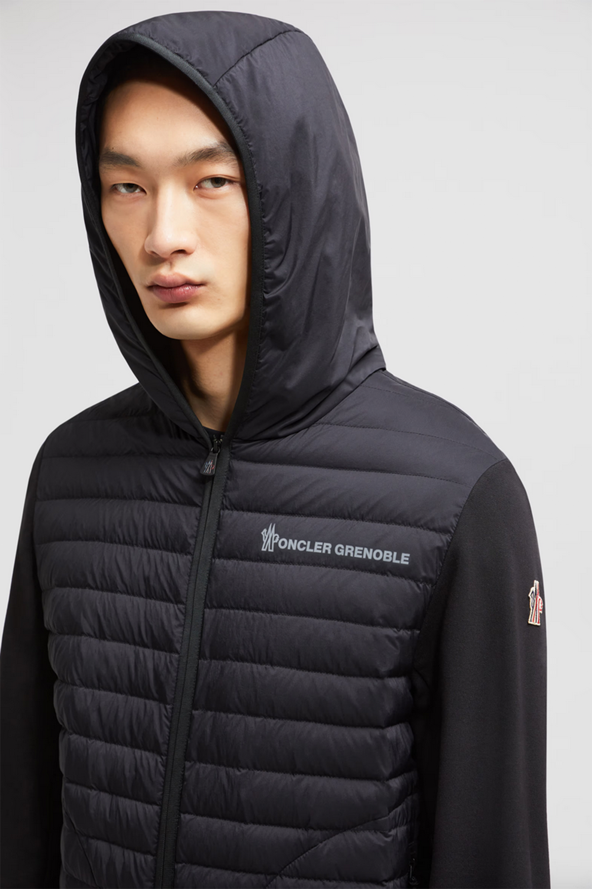 Moncler Grenoble Herren Jacke mit Daunenfront Schwarz SCHWARZ Bild 5