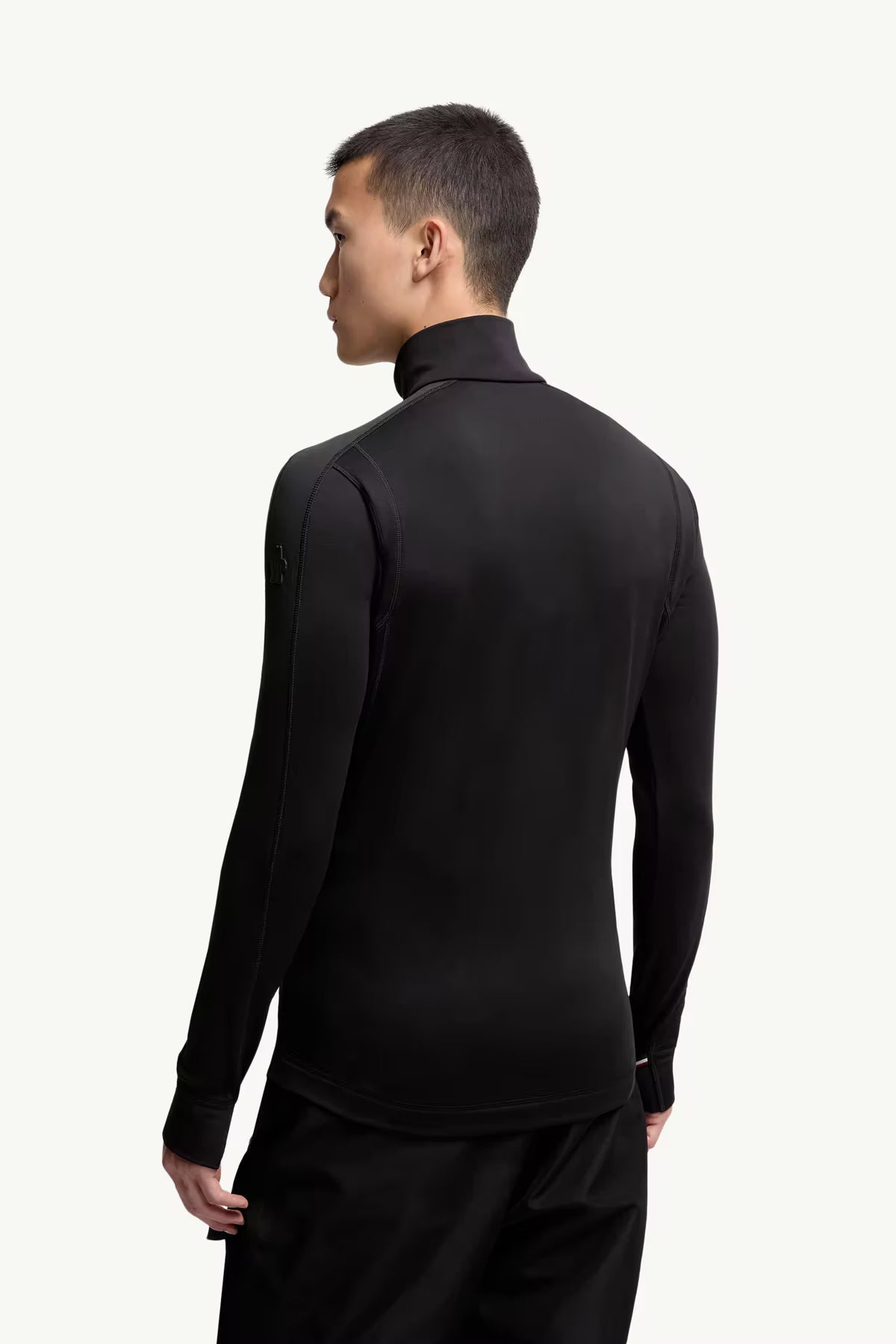 Moncler Grenoble Herren Polartec-Sweatshirt Schwarz SCHWARZ Bild 4