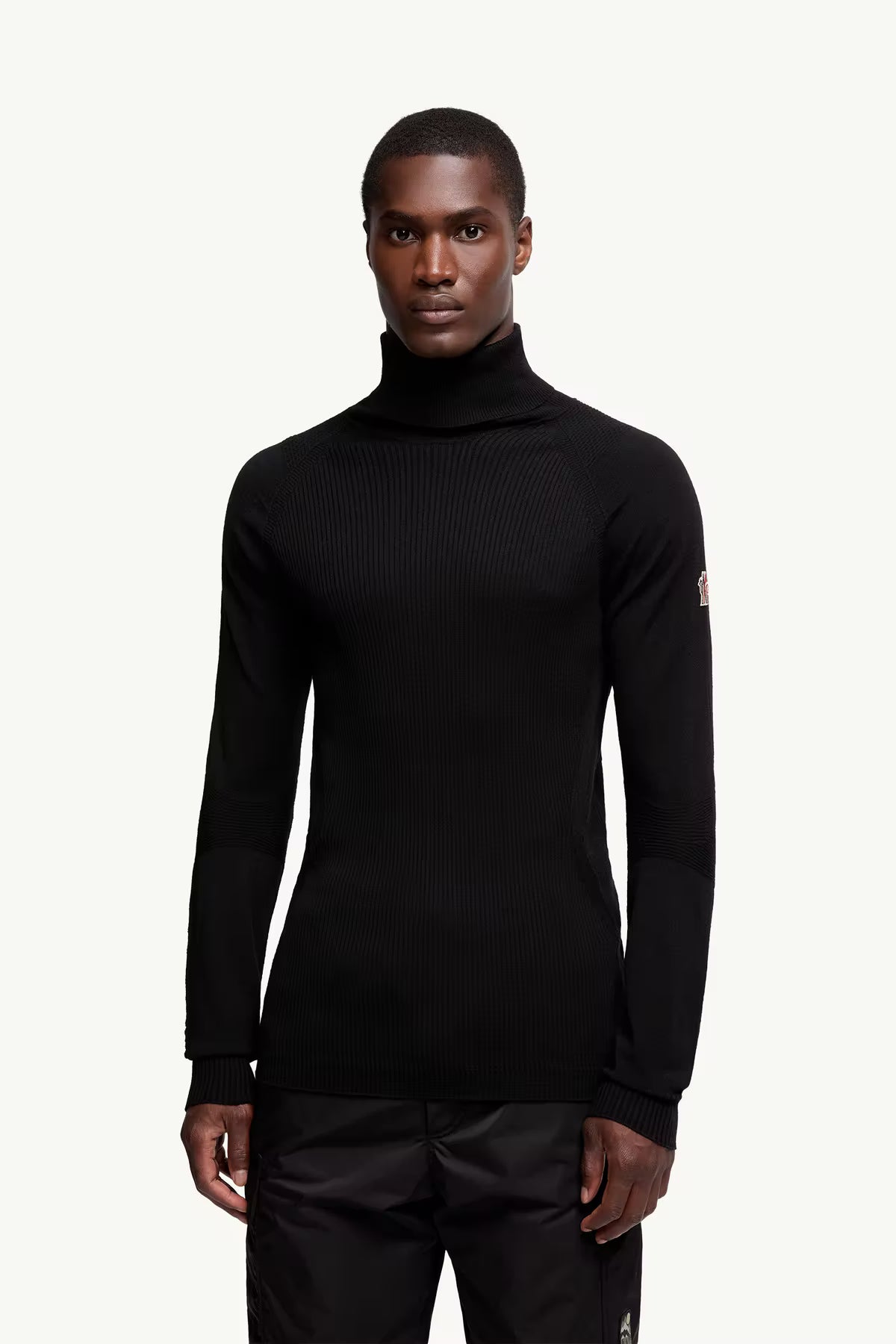 Moncler Grenoble Herren Rollkragenpullover Schwarz 999 Bild 3