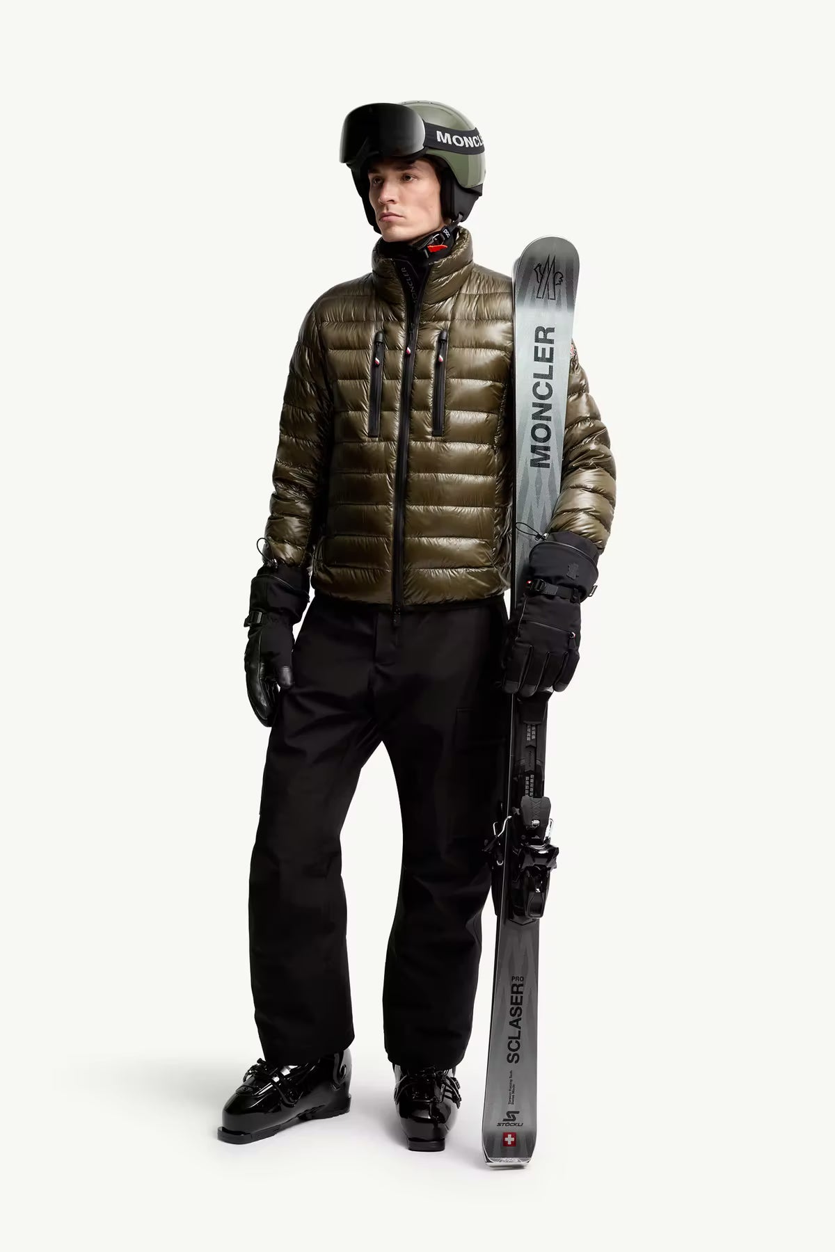 Moncler Grenoble Herren Skijacke Hers Olive GRÜN Bild 2