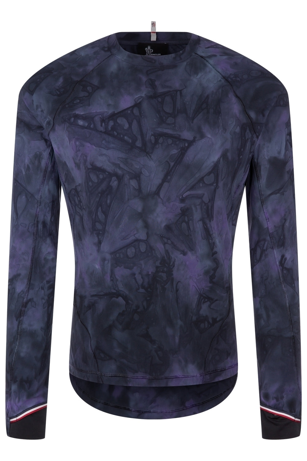 Moncler Grenoble Herren Skishirt Manica Lunga Blau/Lila blau Bild 1