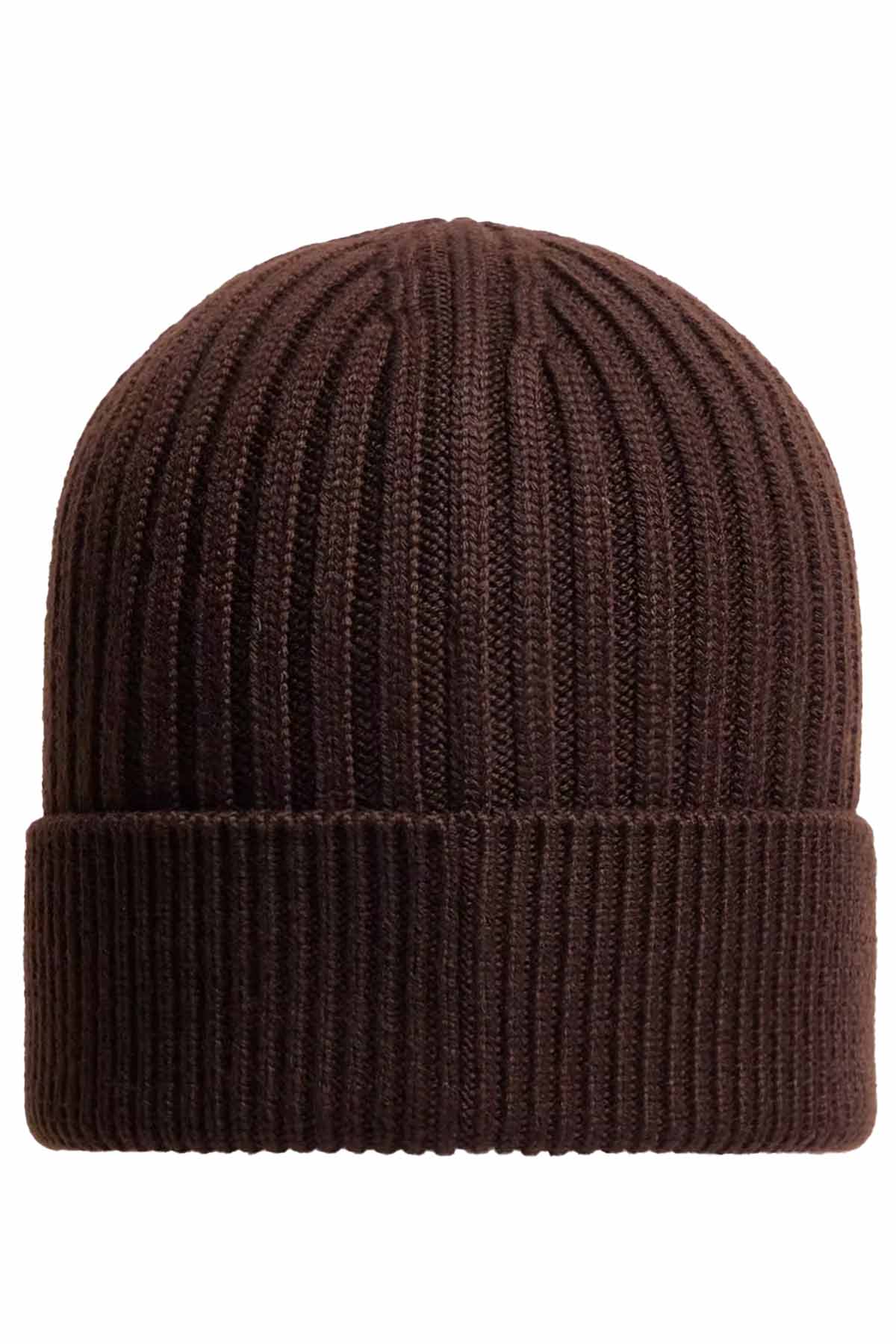 Moncler Grenoble Herren Strickmütze Braun GRAU Bild 2