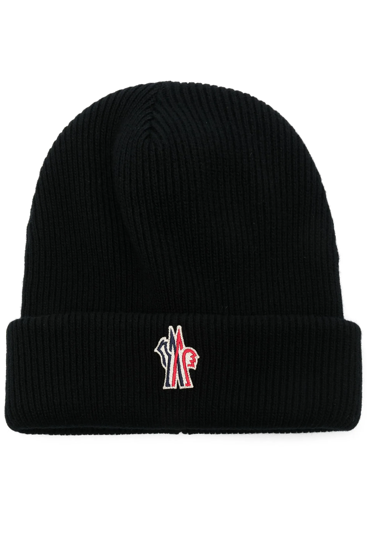 Moncler Grenoble Herren Strickmütze Schwarz SCHWARZ Bild 1