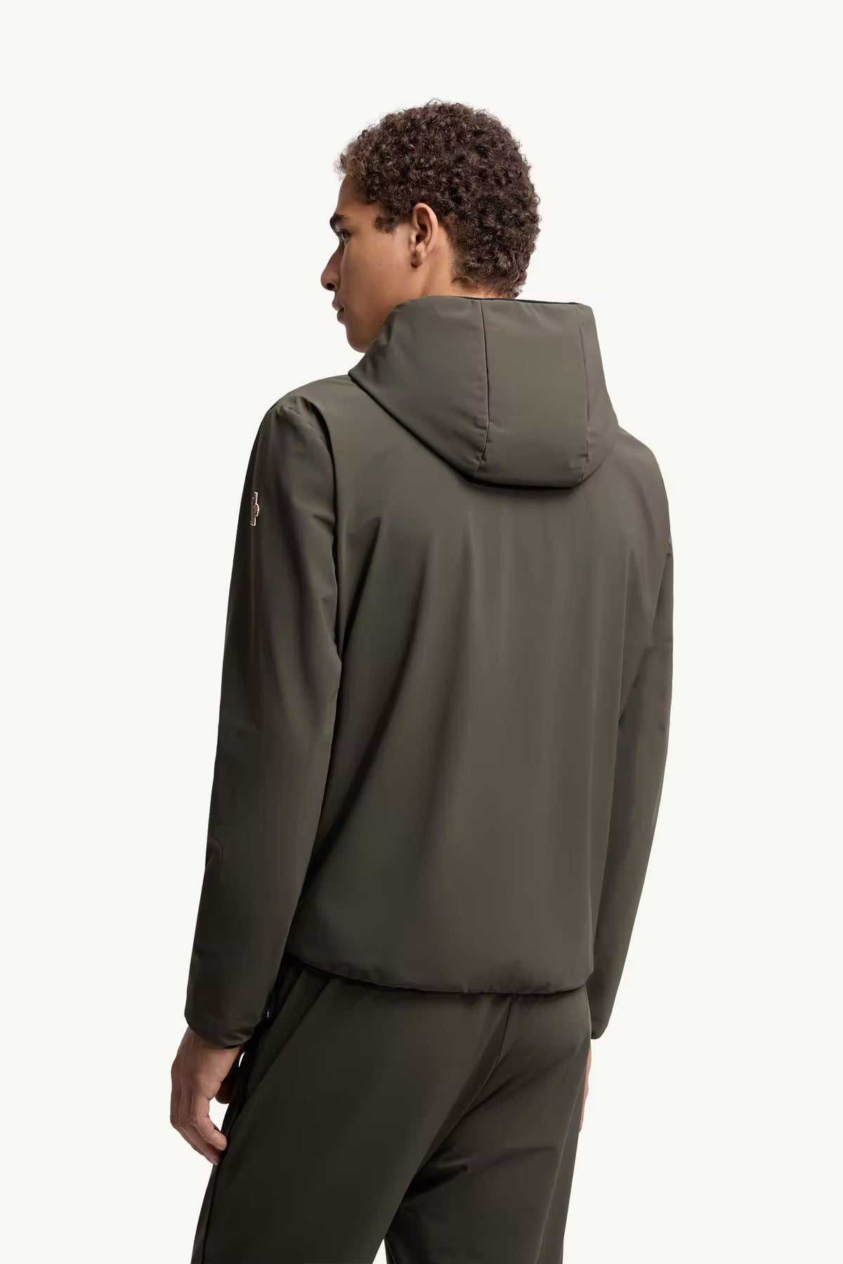 Moncler Grenoble Herren Sweatjacke mit Daunenfront Olive 82h Bild 4
