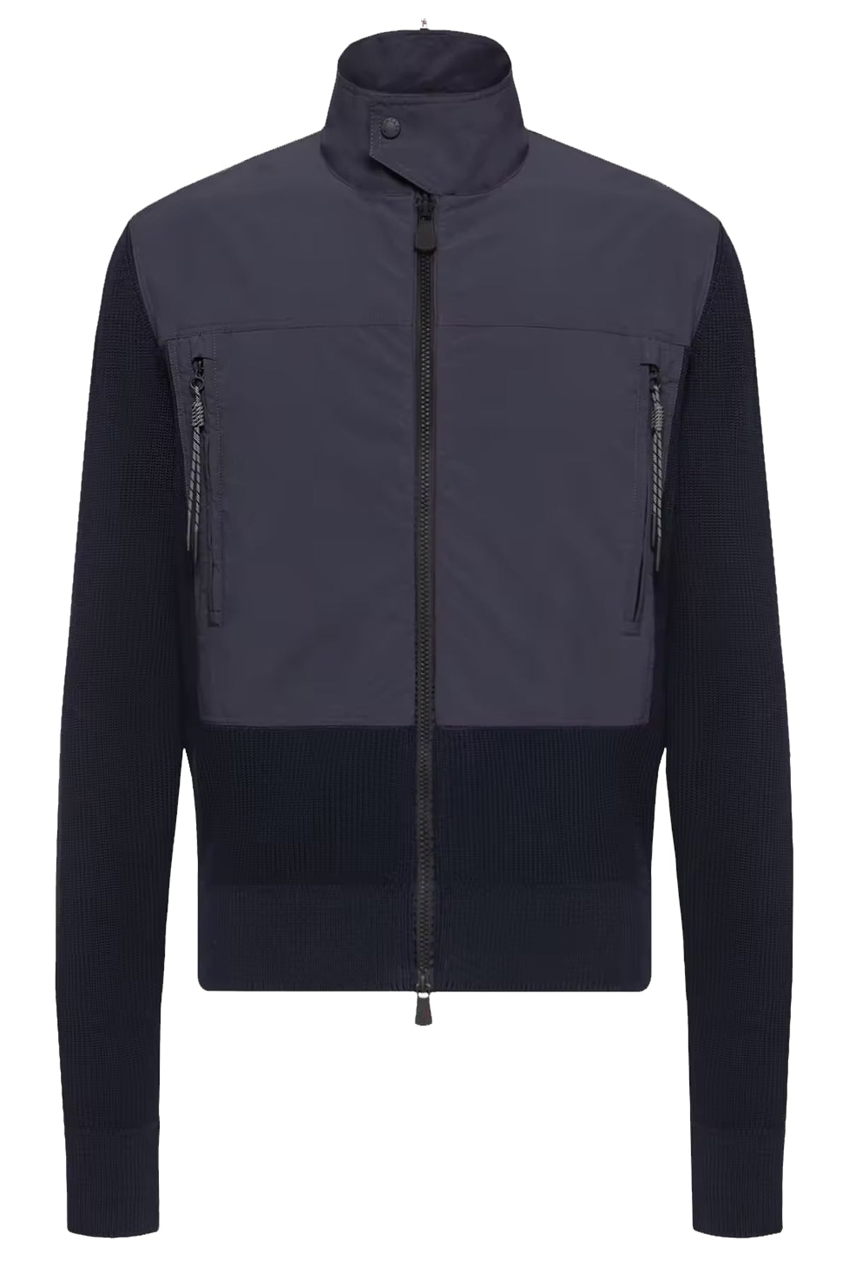 Moncler Grenoble wattierte Herren Strickjacke Navy MARINE-BLAU Bild 1
