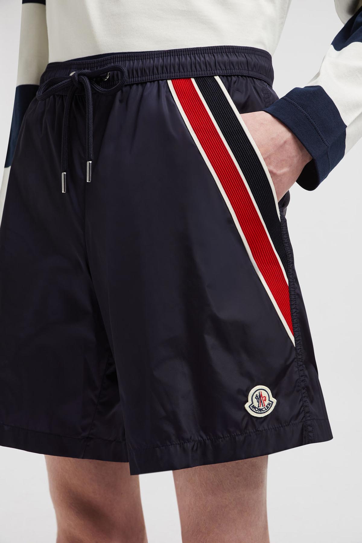 Moncler Herren Badeshorts Navy MARINE-BLAU Bild 4