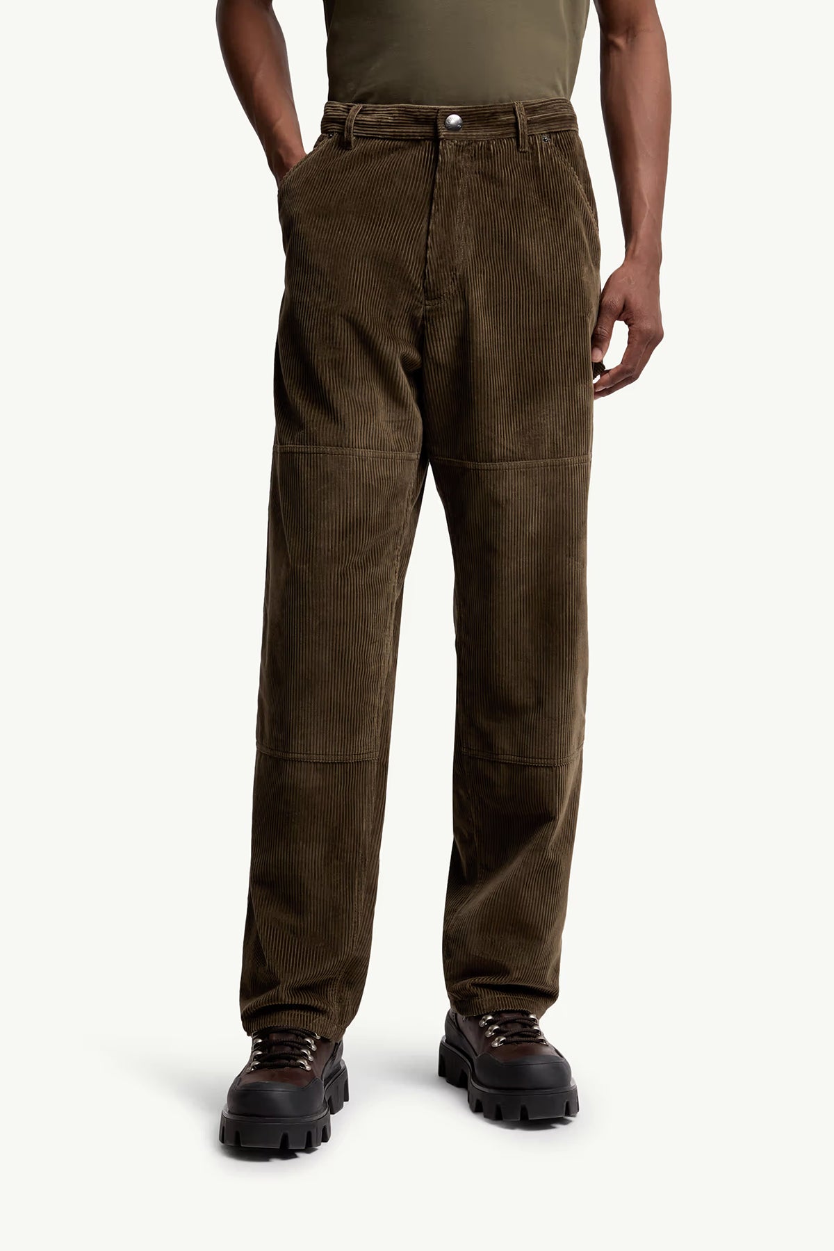 Moncler Herren Cordhose Olive 273 Bild 3