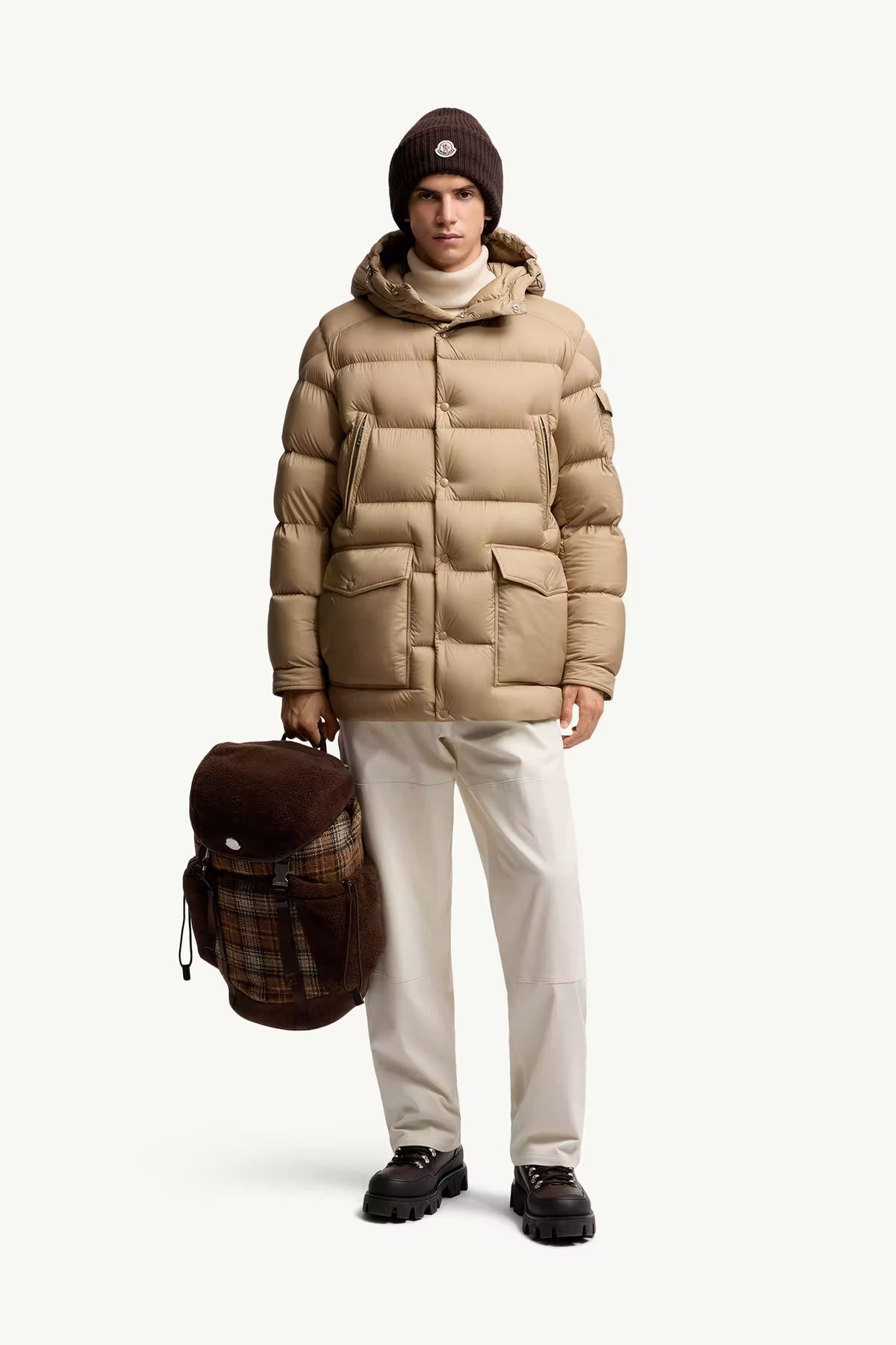Moncler Herren Daunenjacke BRETAGNE Beige 23F Bild 2