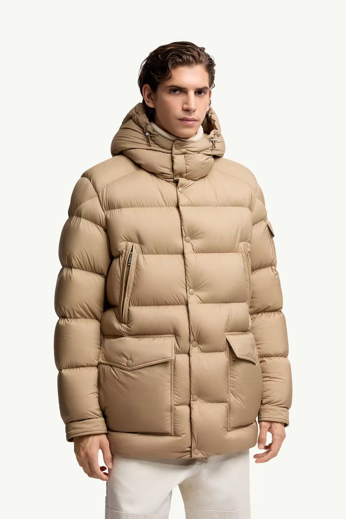 Moncler Herren Daunenjacke BRETAGNE Beige 23F Bild 3