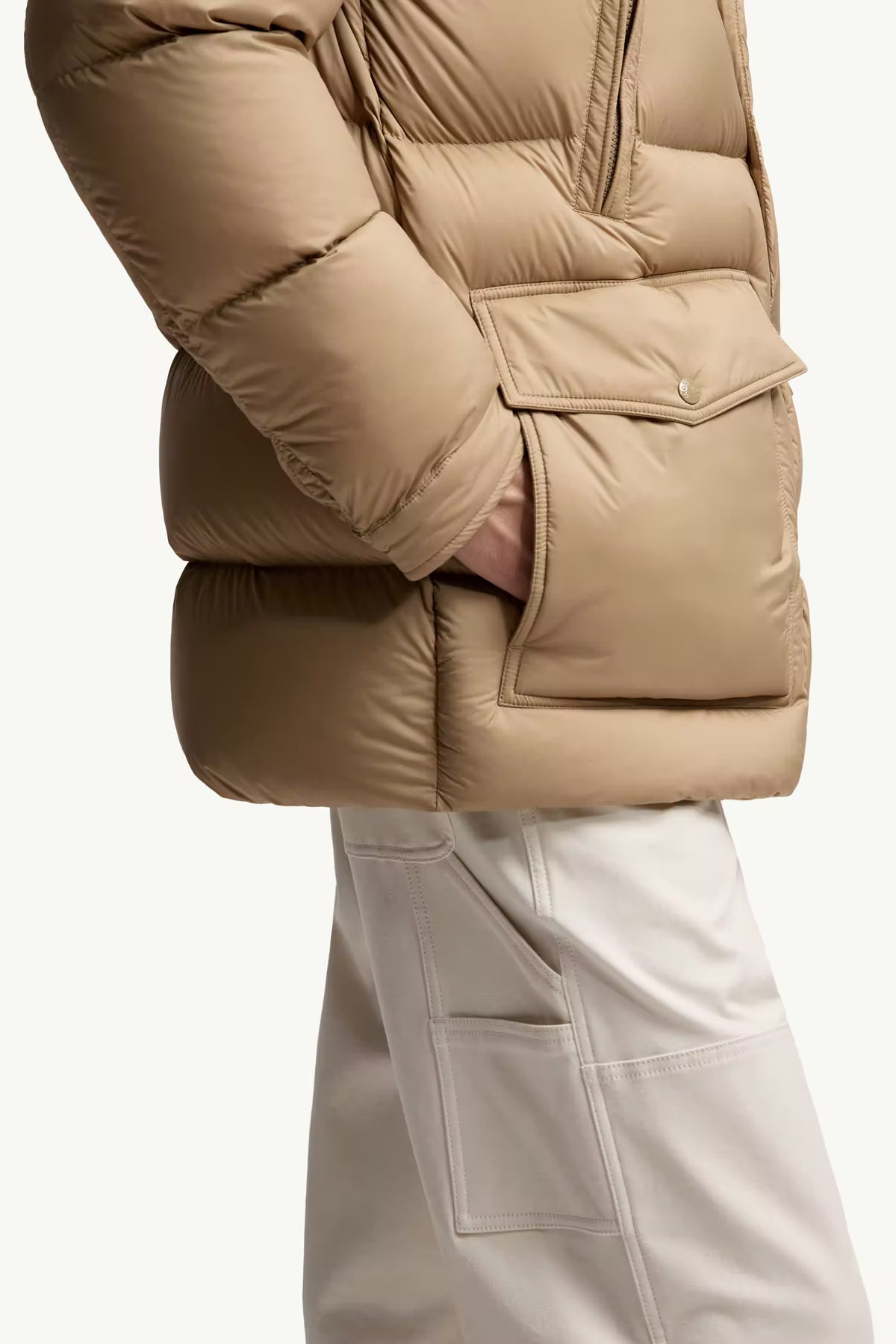 Moncler Herren Daunenjacke BRETAGNE Beige 23F Bild 5