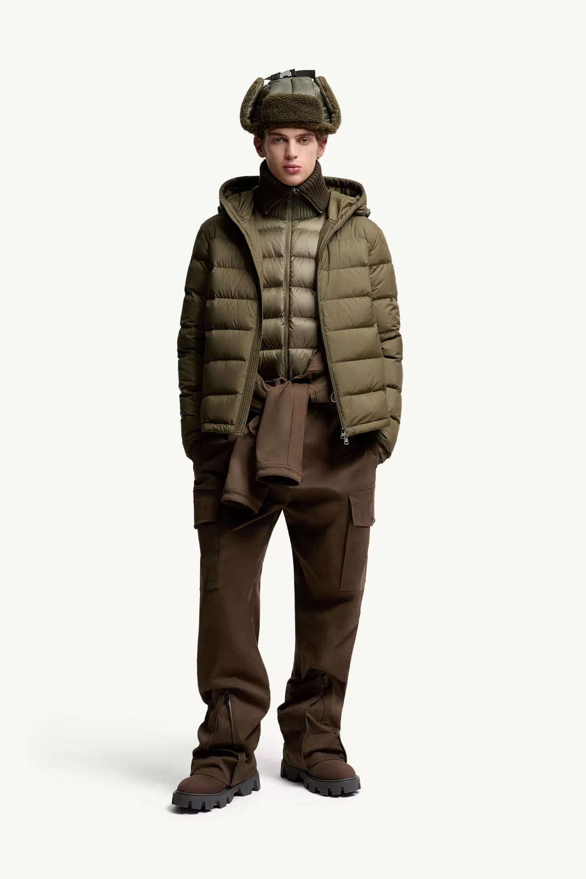 Moncler Herren Daunenjacke Laveraet Olive 818 Bild 2
