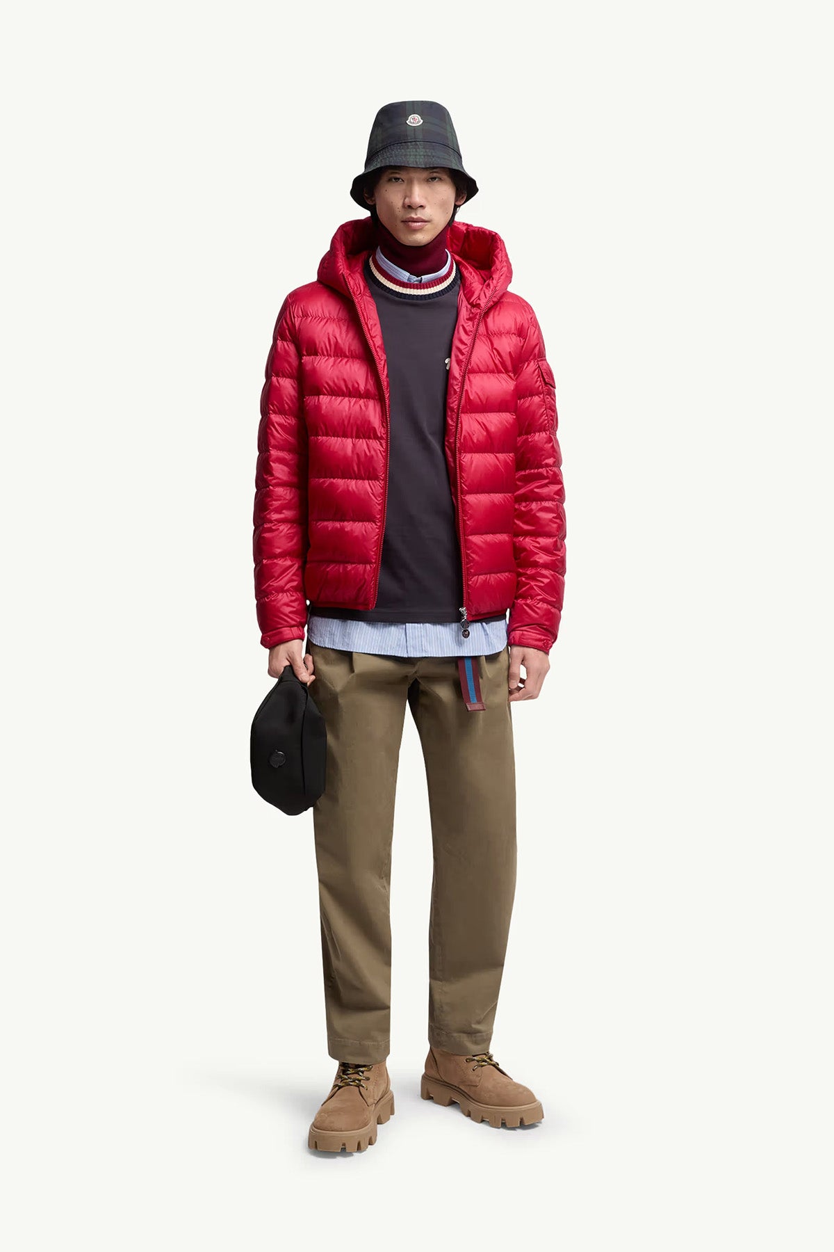 Moncler Herren Daunenjacke Najan Rot 440 Bild 2
