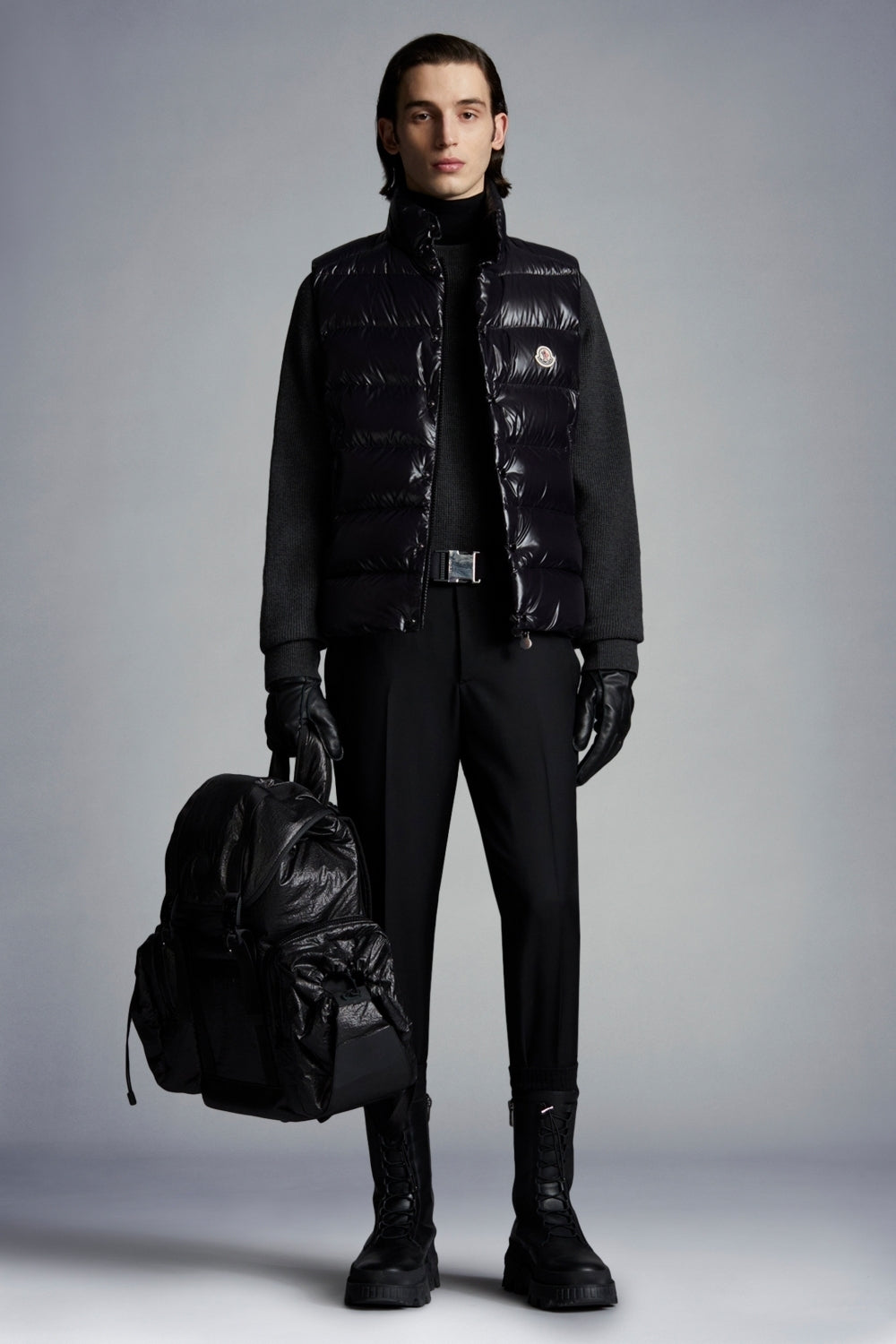 Moncler Herren Daunenweste Tibb Schwarz SCHWARZ Bild 2